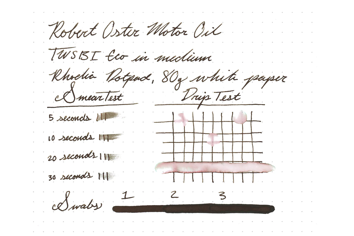 Robert Oster Motor Oil - Ink Sample - Image 2