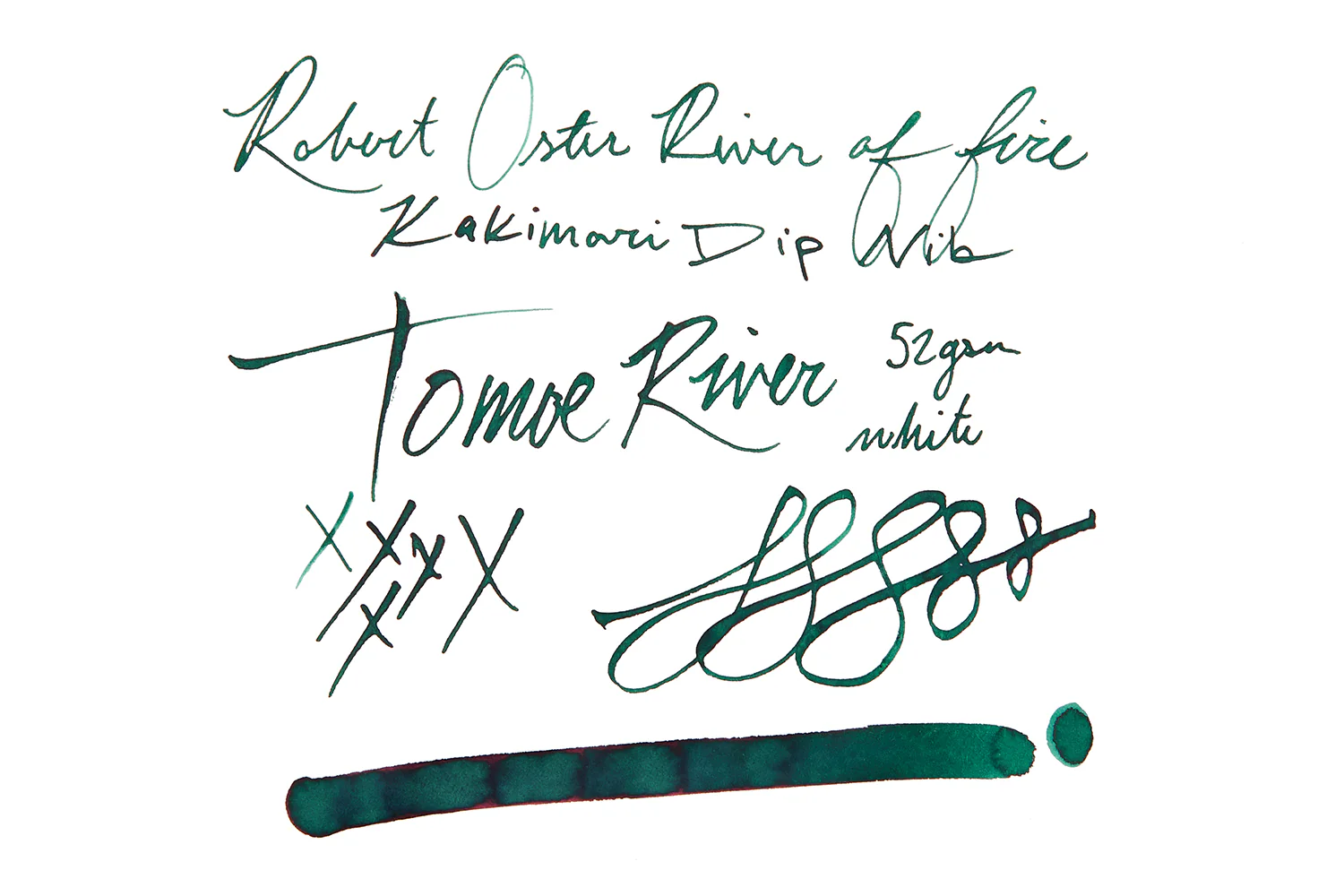 Robert Oster River of Fire - 50ml Bottled Ink - Image 6