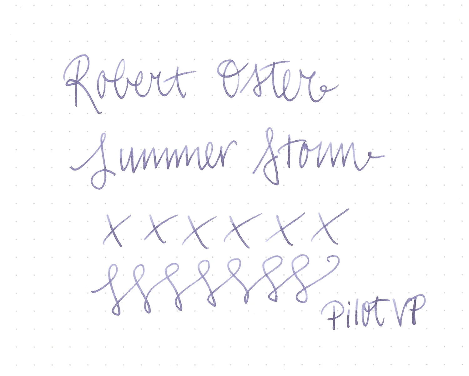 Robert Oster Summer Storm - Ink Sample - Image 8