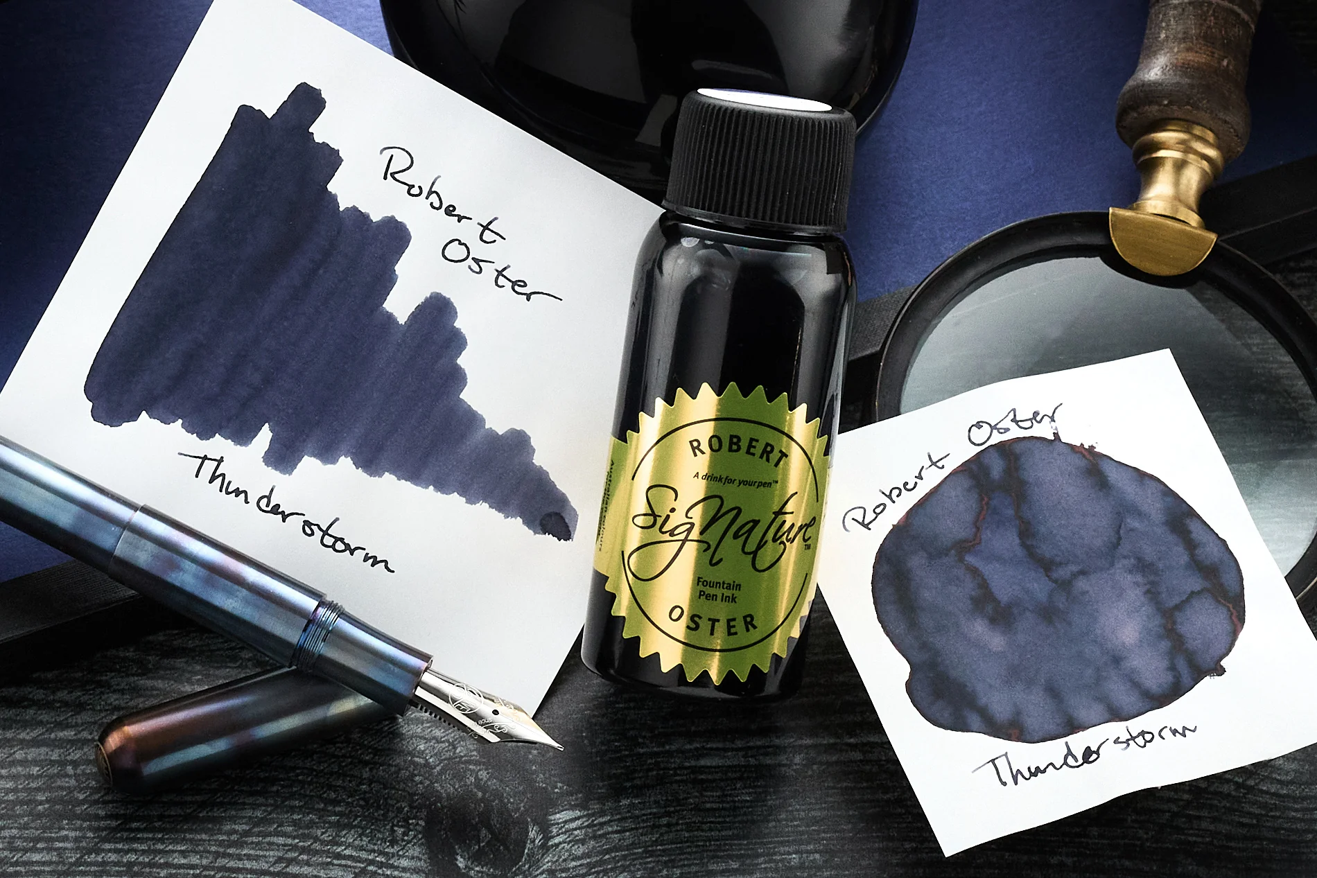Robert Oster Thunderstorm - Ink Sample - Image 5