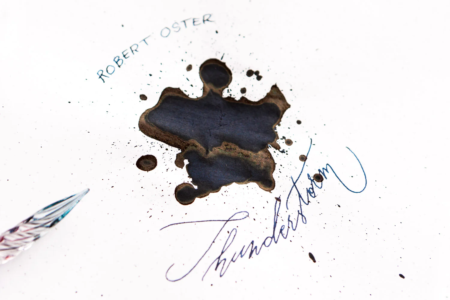 Robert Oster Thunderstorm - Ink Sample - Image 9