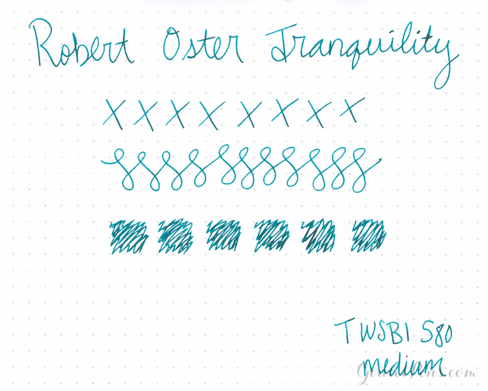 Robert Oster Tranquility - 50ml Bottled Ink - Image 7