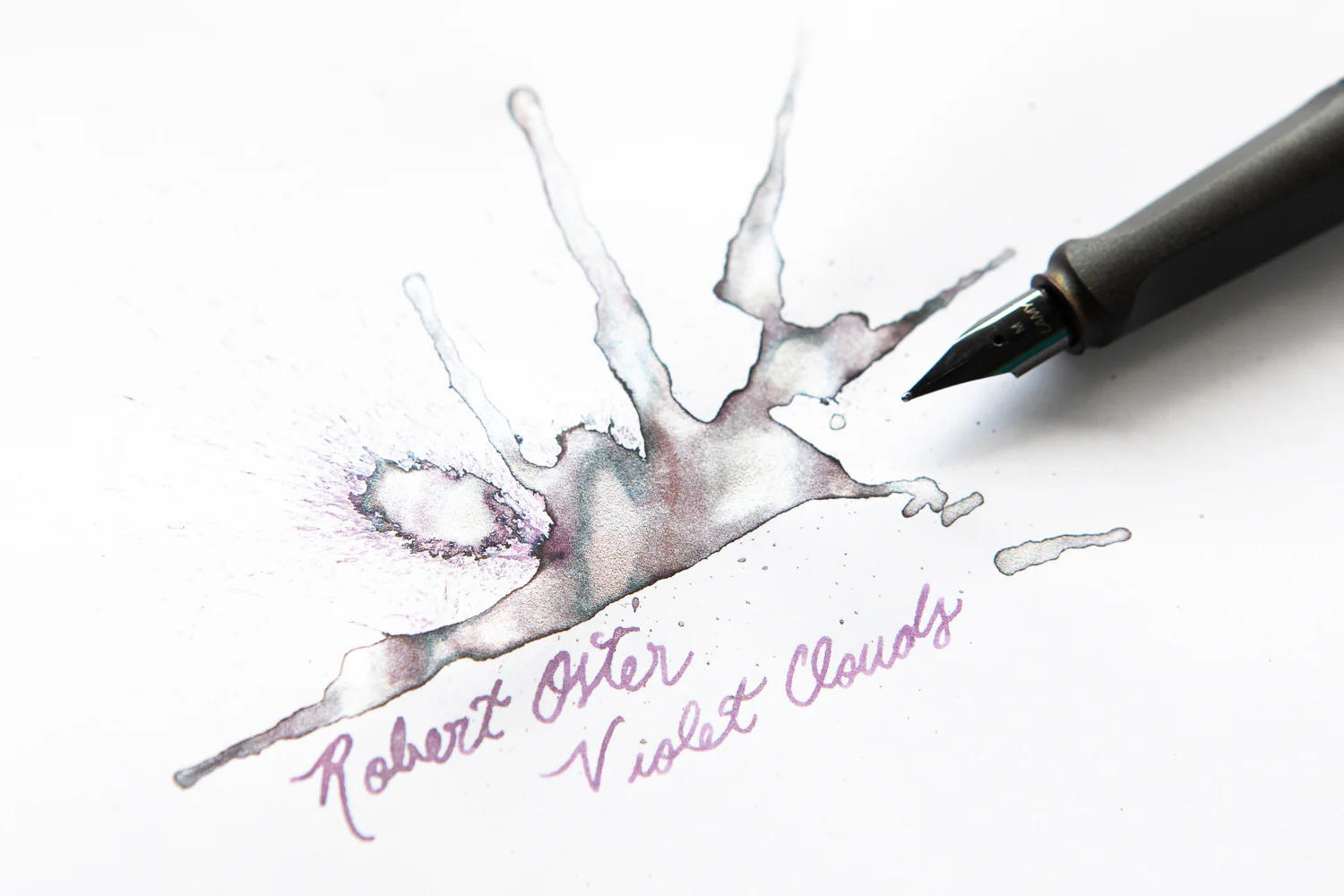 Robert Oster Violet Clouds - 50ml Bottled Ink - Image 8