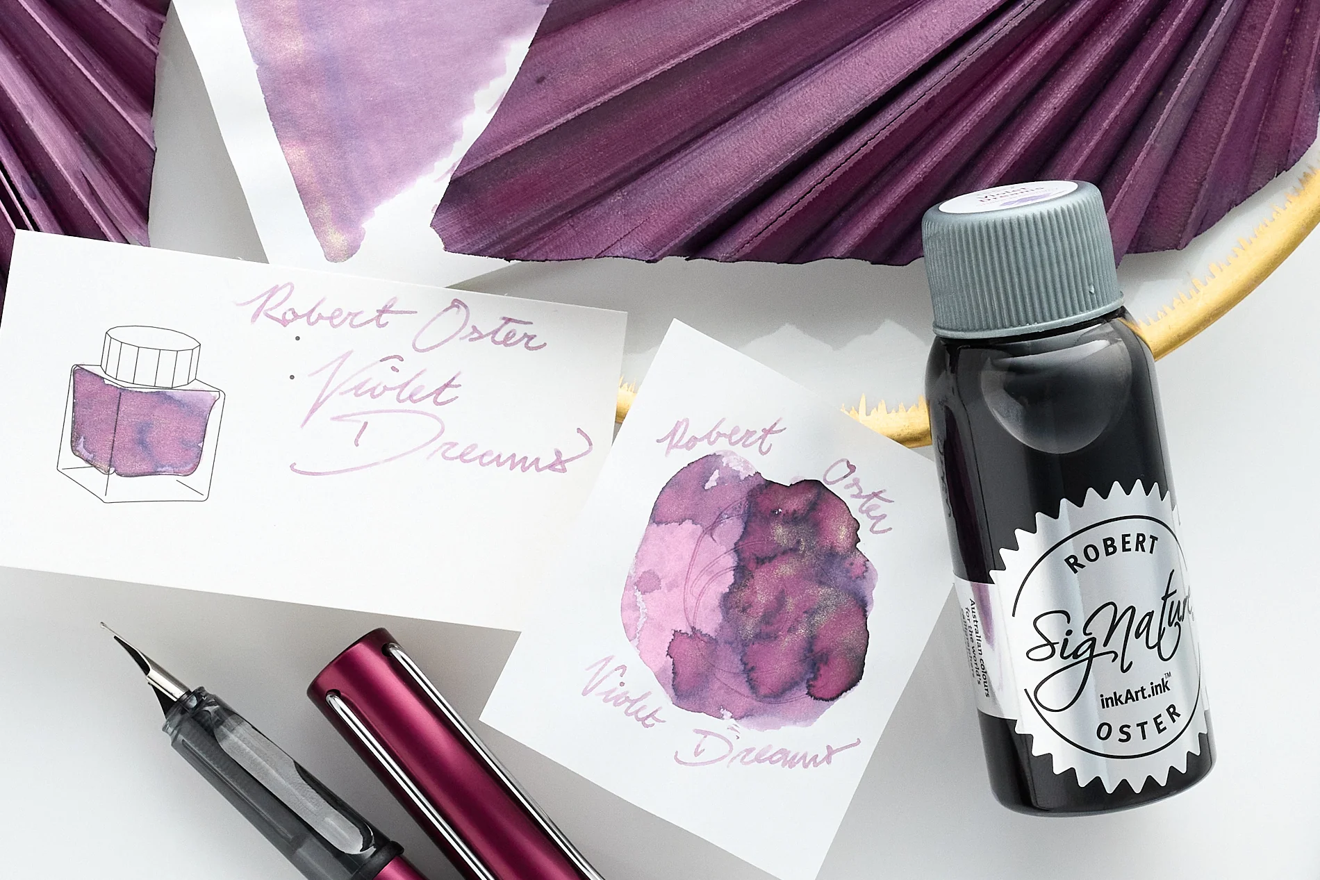 Robert Oster Violet Dreams - 50ml Bottled Ink - Image 2