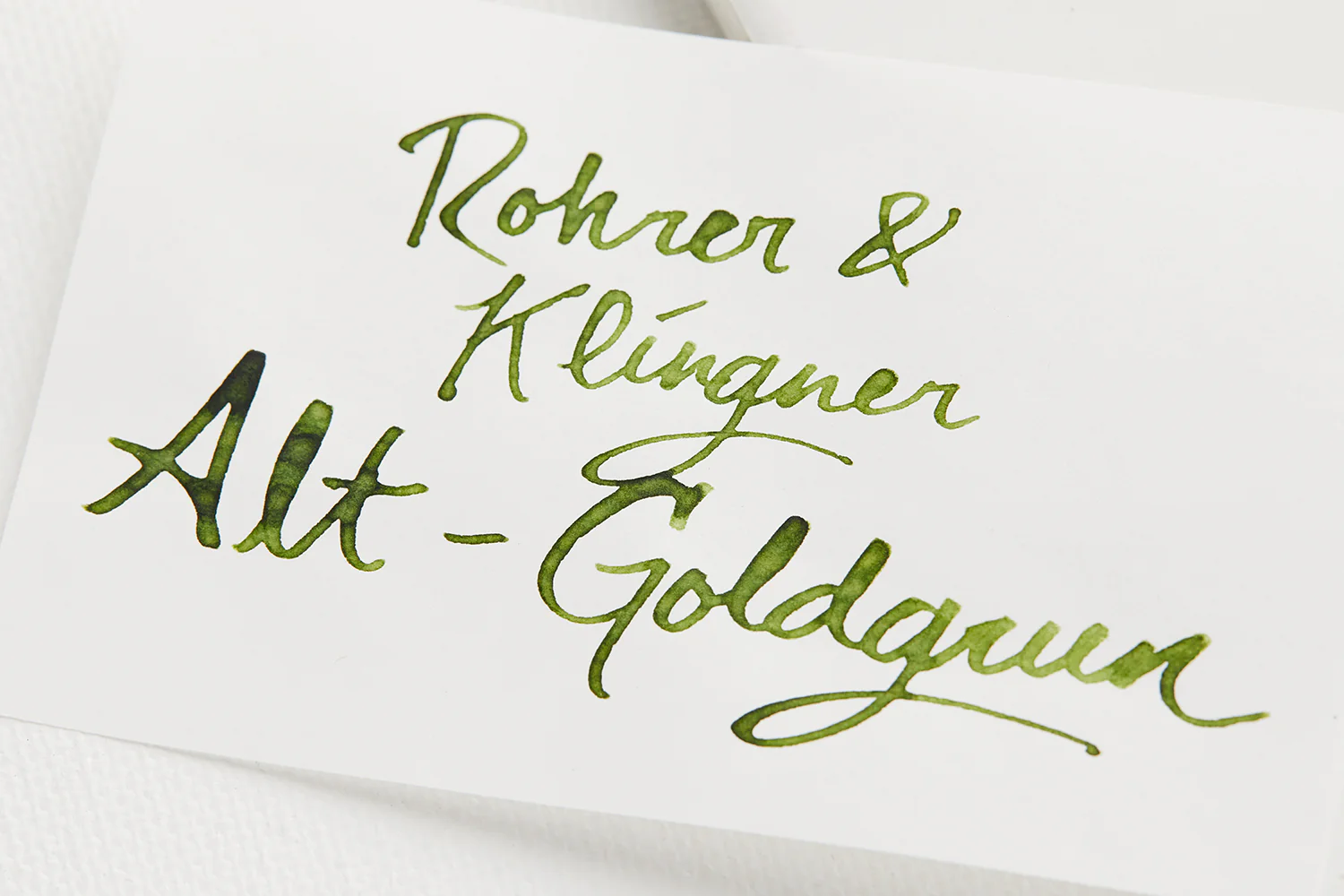 Rohrer & Klingner Alt-Goldgrun - Ink Sample - Image 9