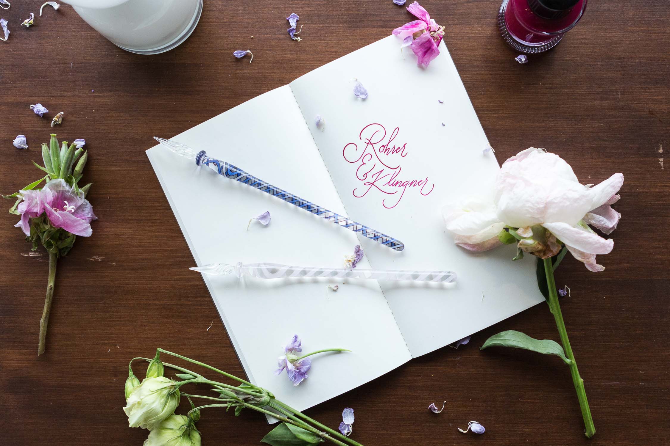 Rohrer & Klingner Glass Dip Pen - Blue - Image 5