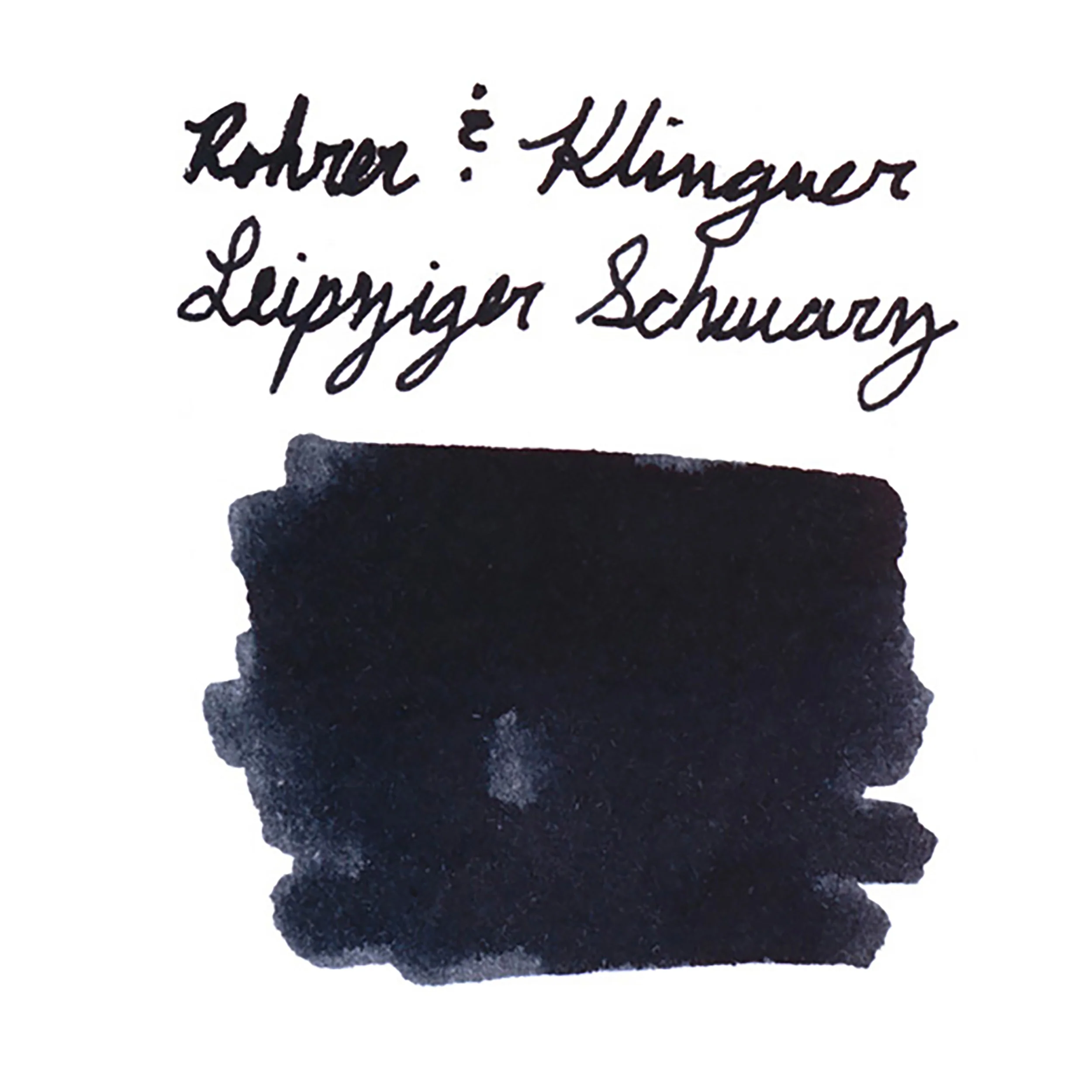 Rohrer & Klingner Leipziger Schwarz - Ink Sample