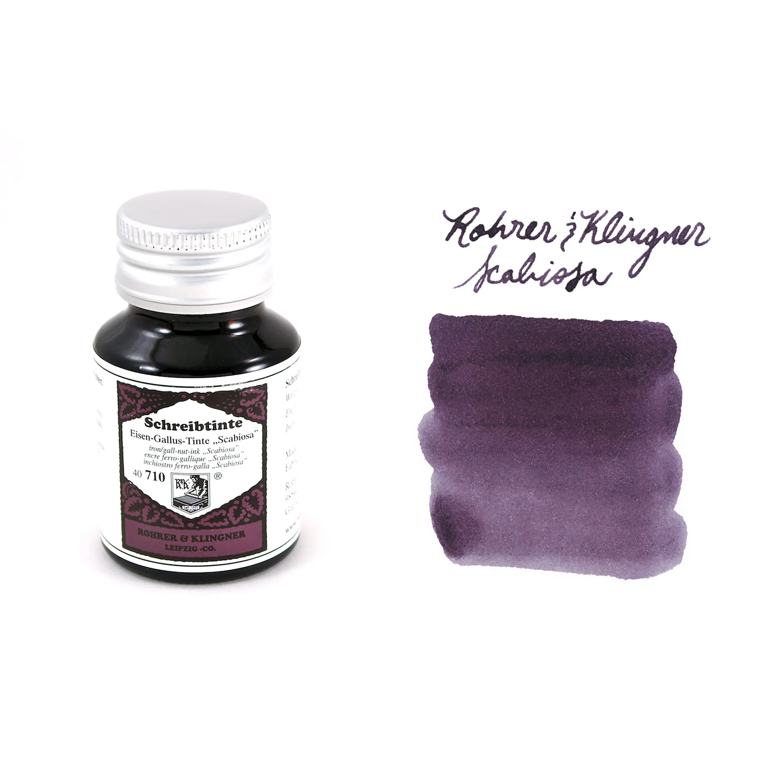 Rohrer & Klingner Scabiosa (iron gall) - 50ml Bottled Ink