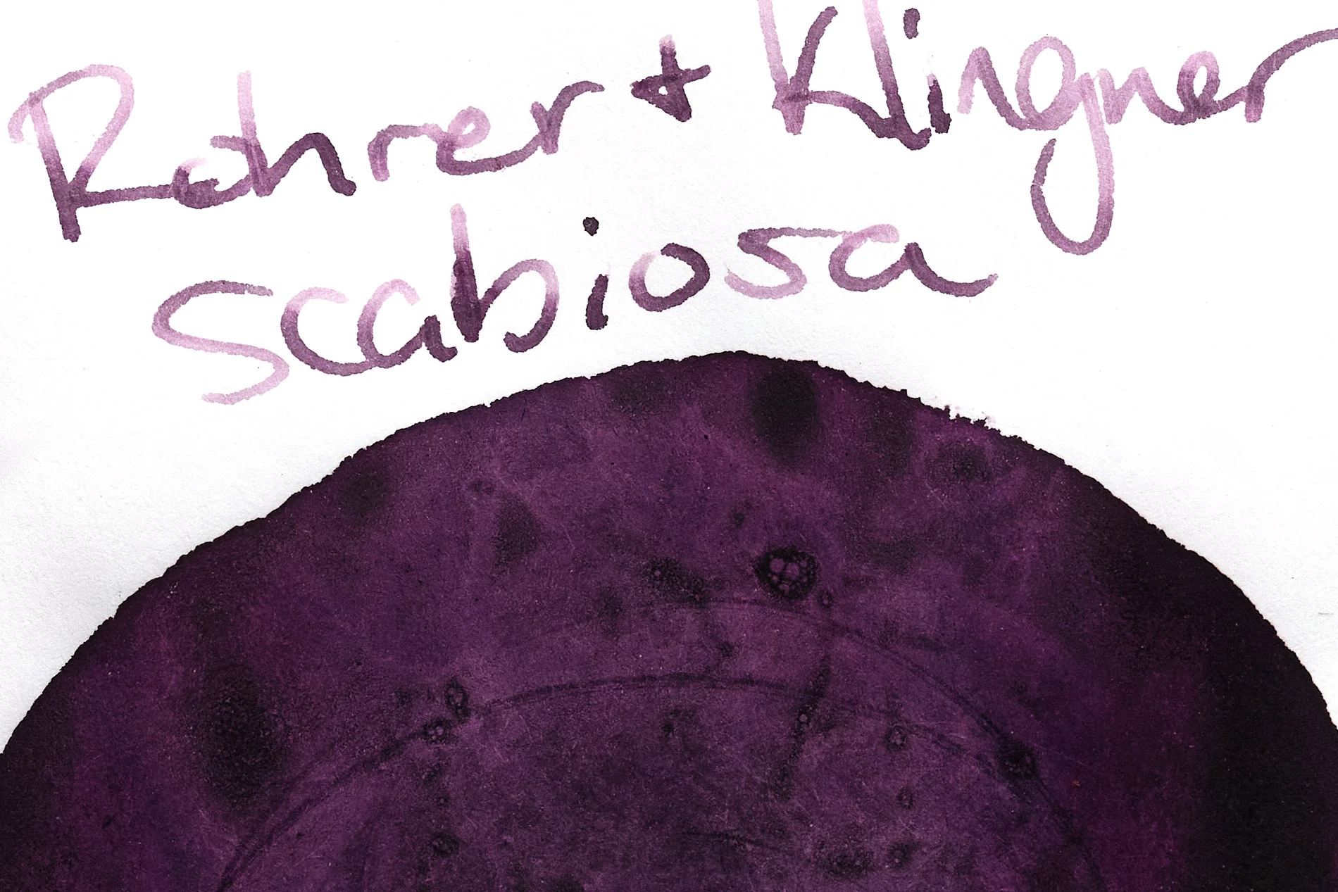 Rohrer & Klingner Scabiosa (iron gall) - 50ml Bottled Ink - Image 3