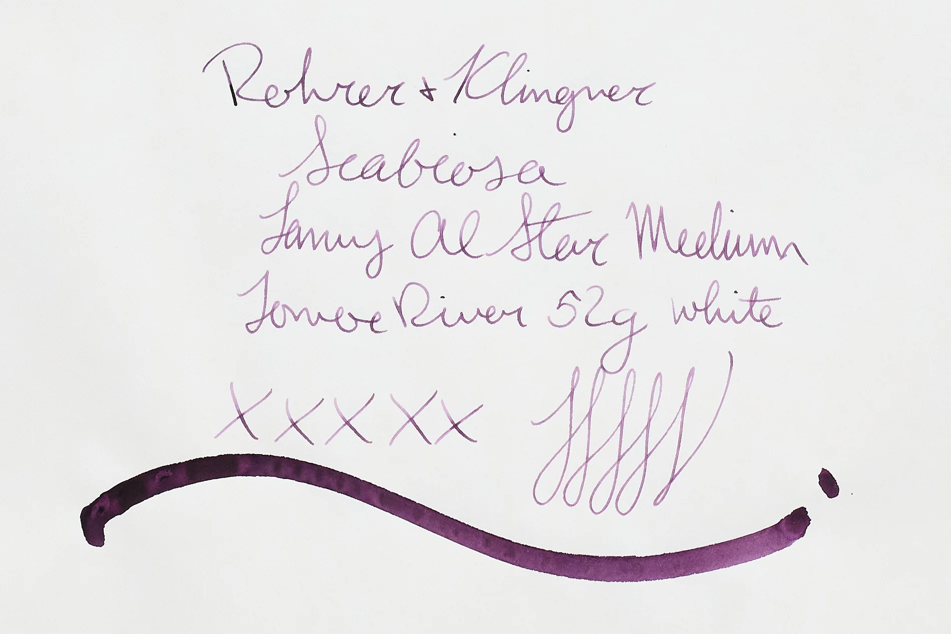 Rohrer & Klingner Scabiosa (iron gall) - 50ml Bottled Ink - Image 7