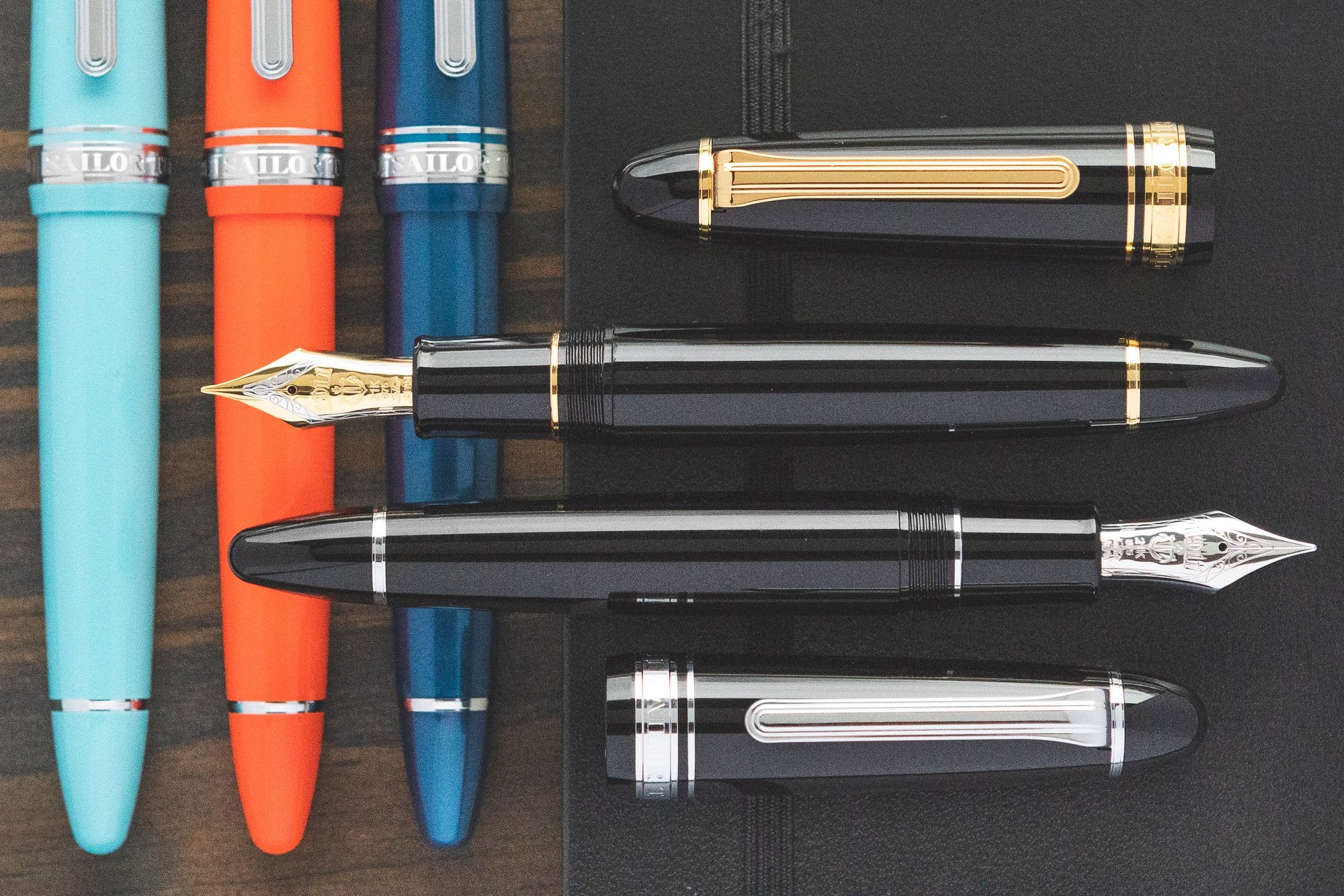 Sailor 1911 King of Pens Fountain Pen - Black/Gold - Image 10