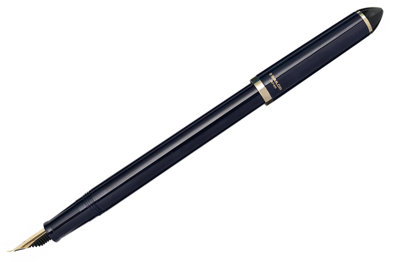 Sailor Compass Fude De Mannen Fountain Pen - Dark Blue, 40° - Image 14