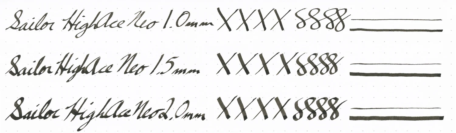 Sailor Compass HighAce Neo Calligraphy Fountain Pen - Image 11