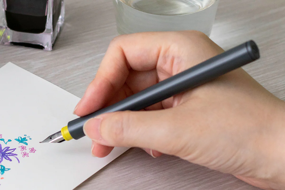 Sailor Hocoro Gray Dip Pen & Nib - Fude - Image 9