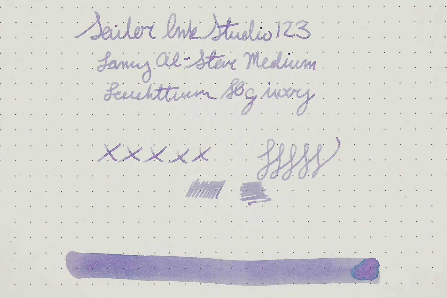 Sailor Ink Studio 123 - Ink Sample - Image 9