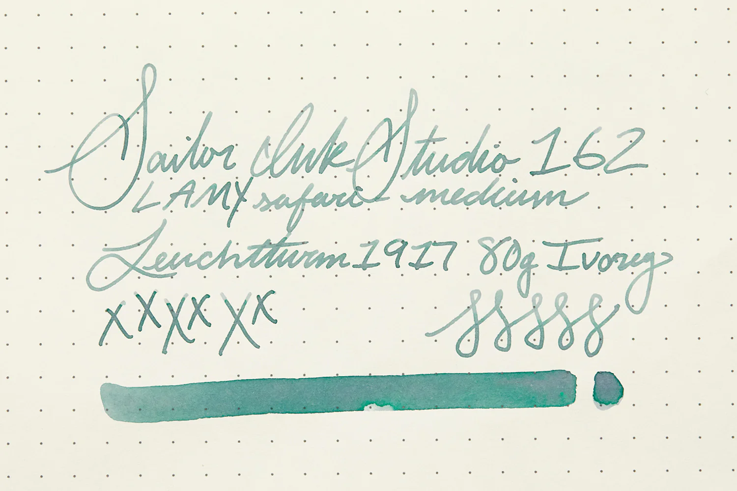 Sailor Ink Studio 162 - Ink Sample - Image 9