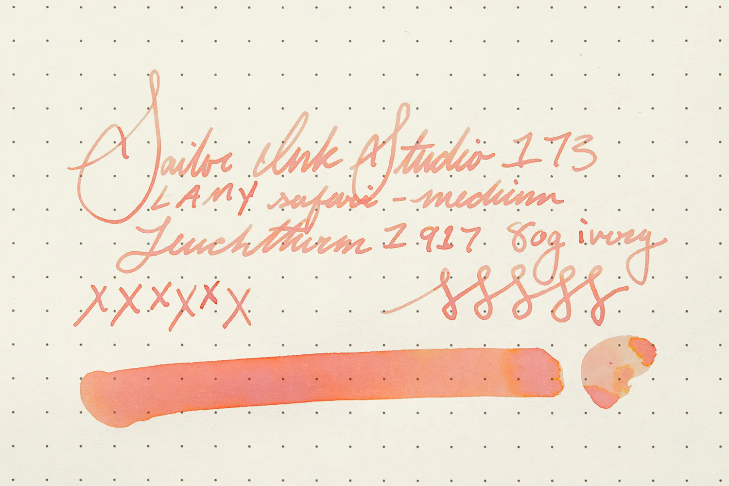 Sailor Ink Studio 173 - Ink Sample - Image 8