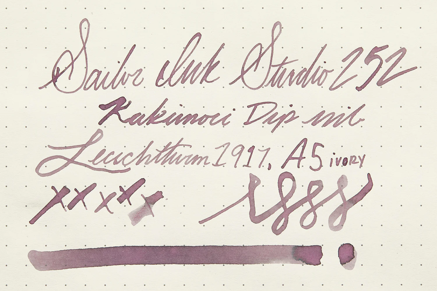 Sailor Ink Studio 252 - 20ml Bottled Ink - Image 4