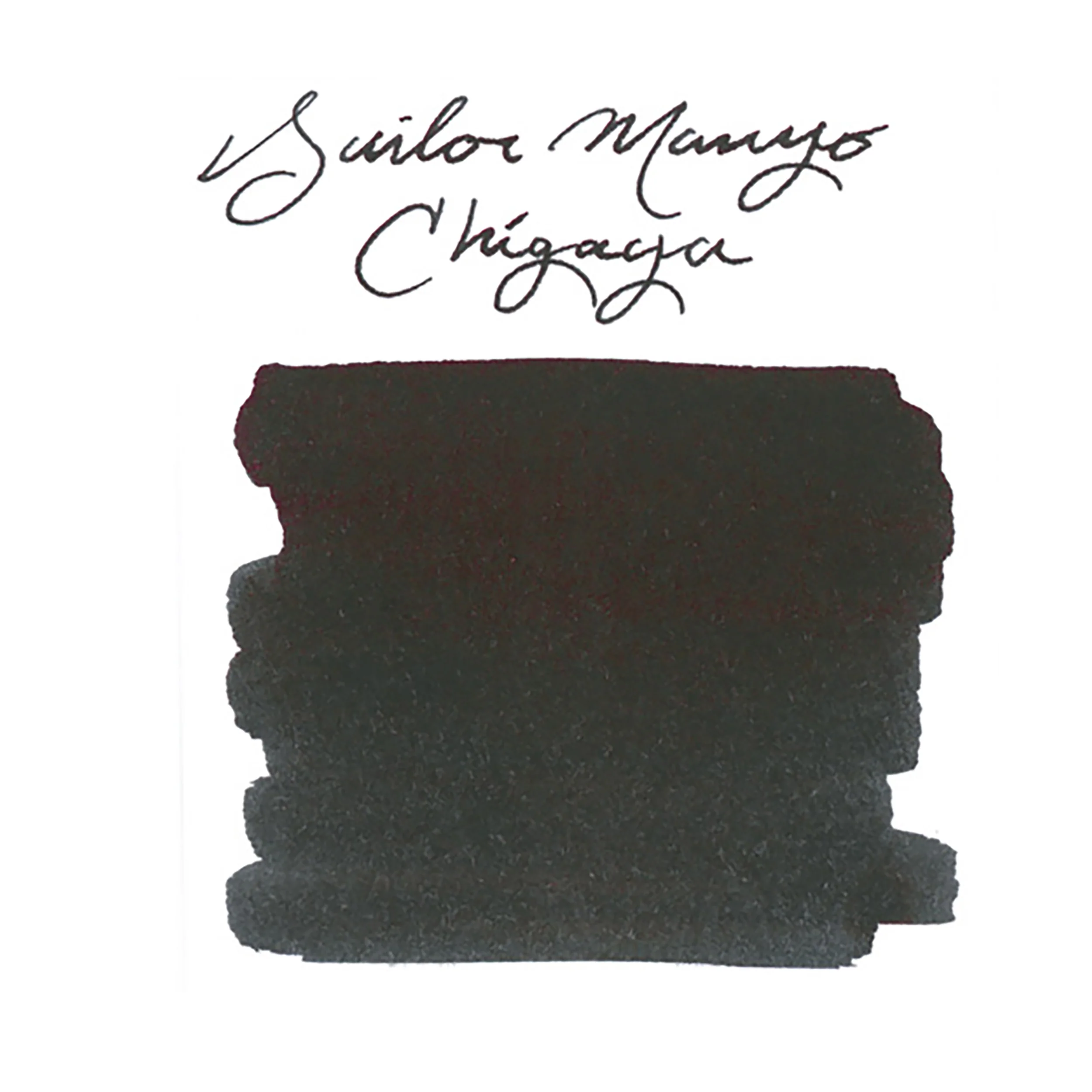 Sailor Manyo Chigaya - Ink Sample