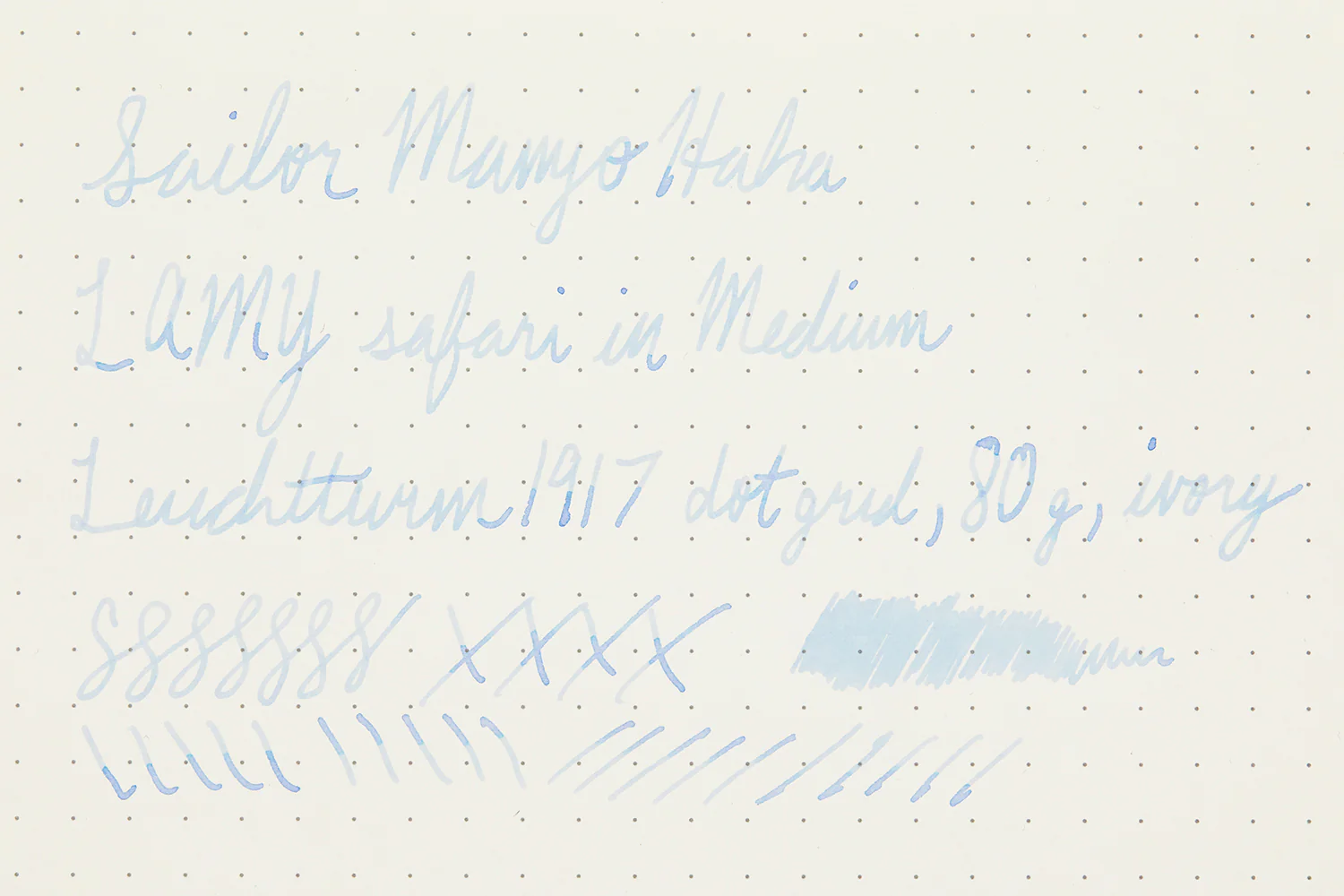 Sailor Manyo Haha - Ink Sample - Image 7