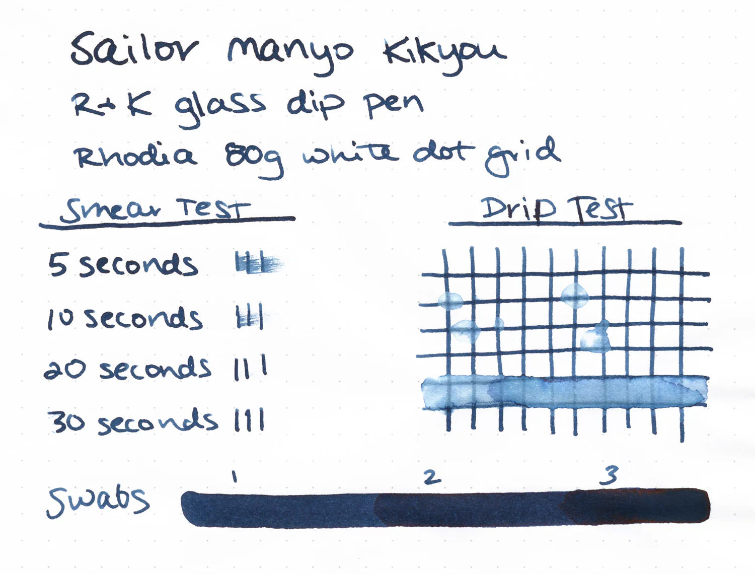 Sailor Manyo Kikyou - Ink Sample - Image 2