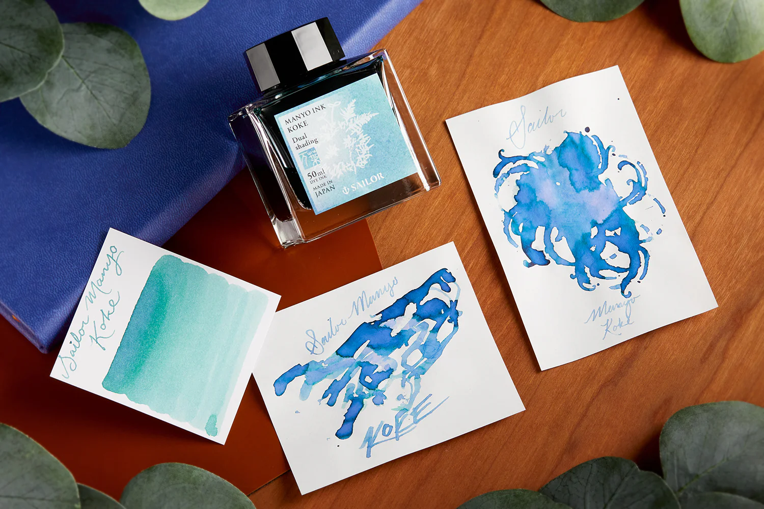 Sailor Manyo Koke - Ink Sample - Image 5