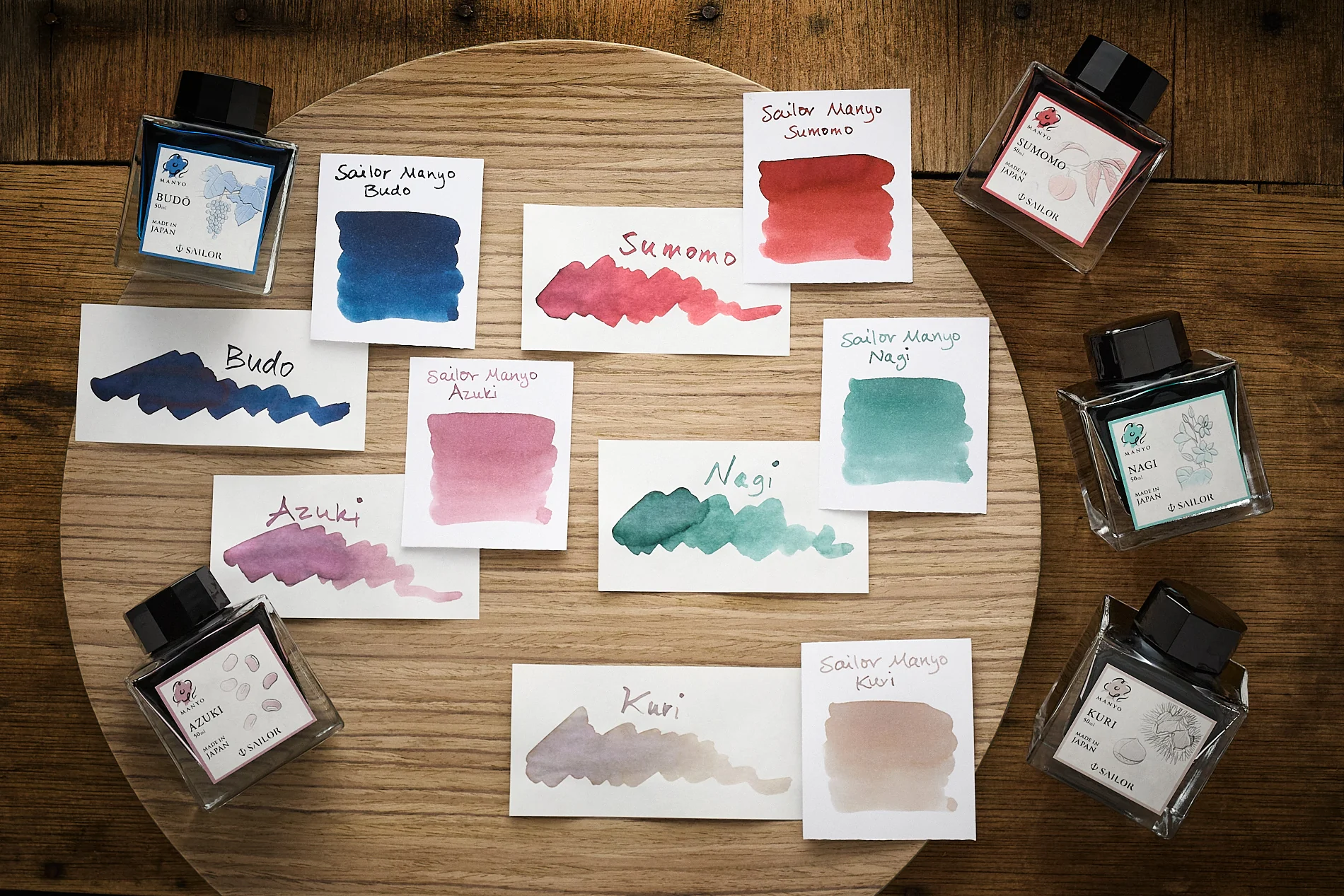Sailor Manyo Nagi - 50ml Bottled Ink - Image 4