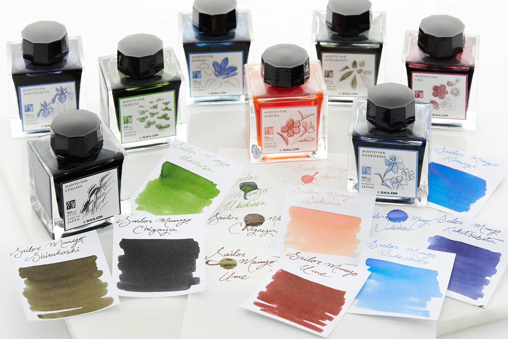 Sailor Manyo Sakura - 50ml Bottled Ink - Image 2