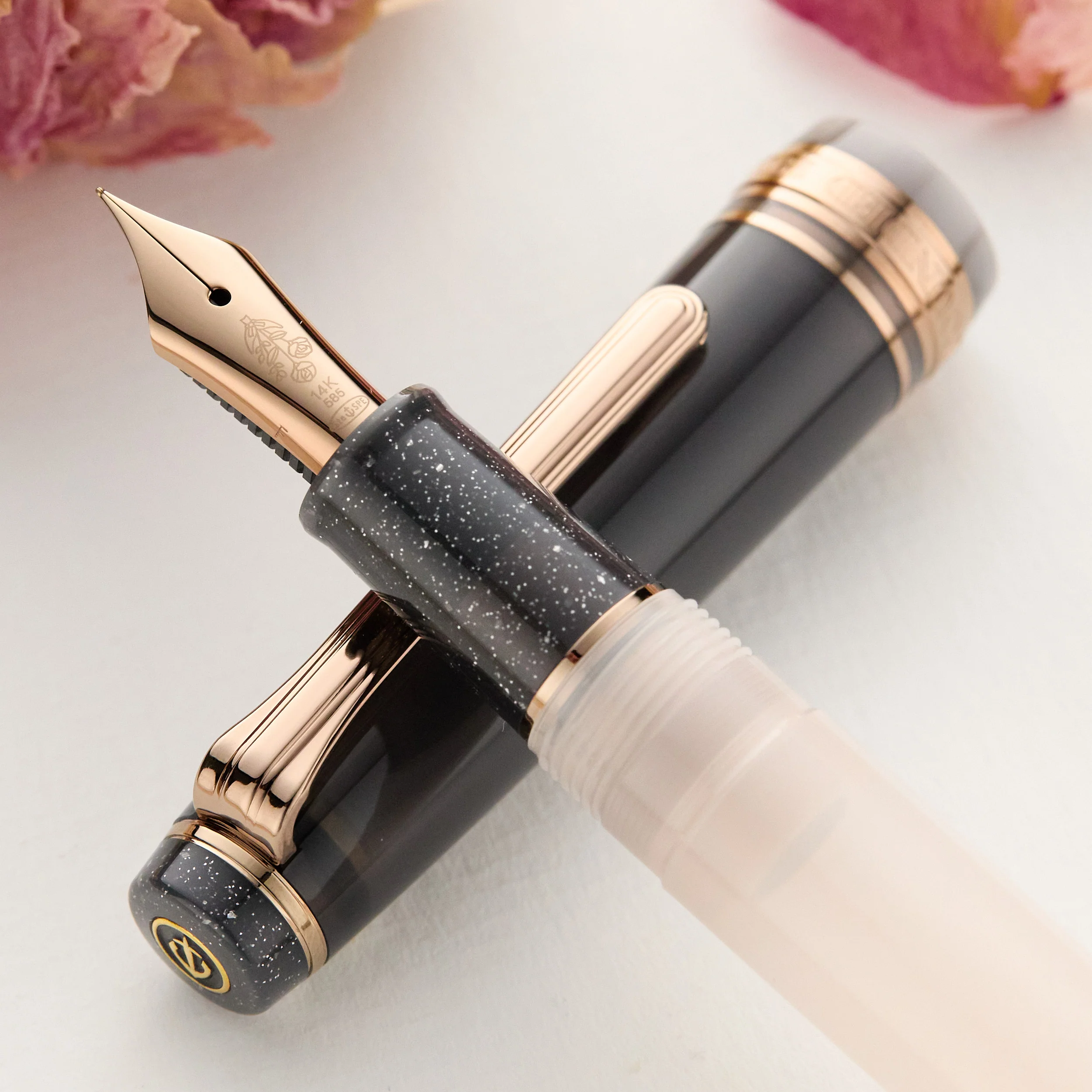 Sailor Pro Gear Slim Fountain Pen - Black Rose - Image 4