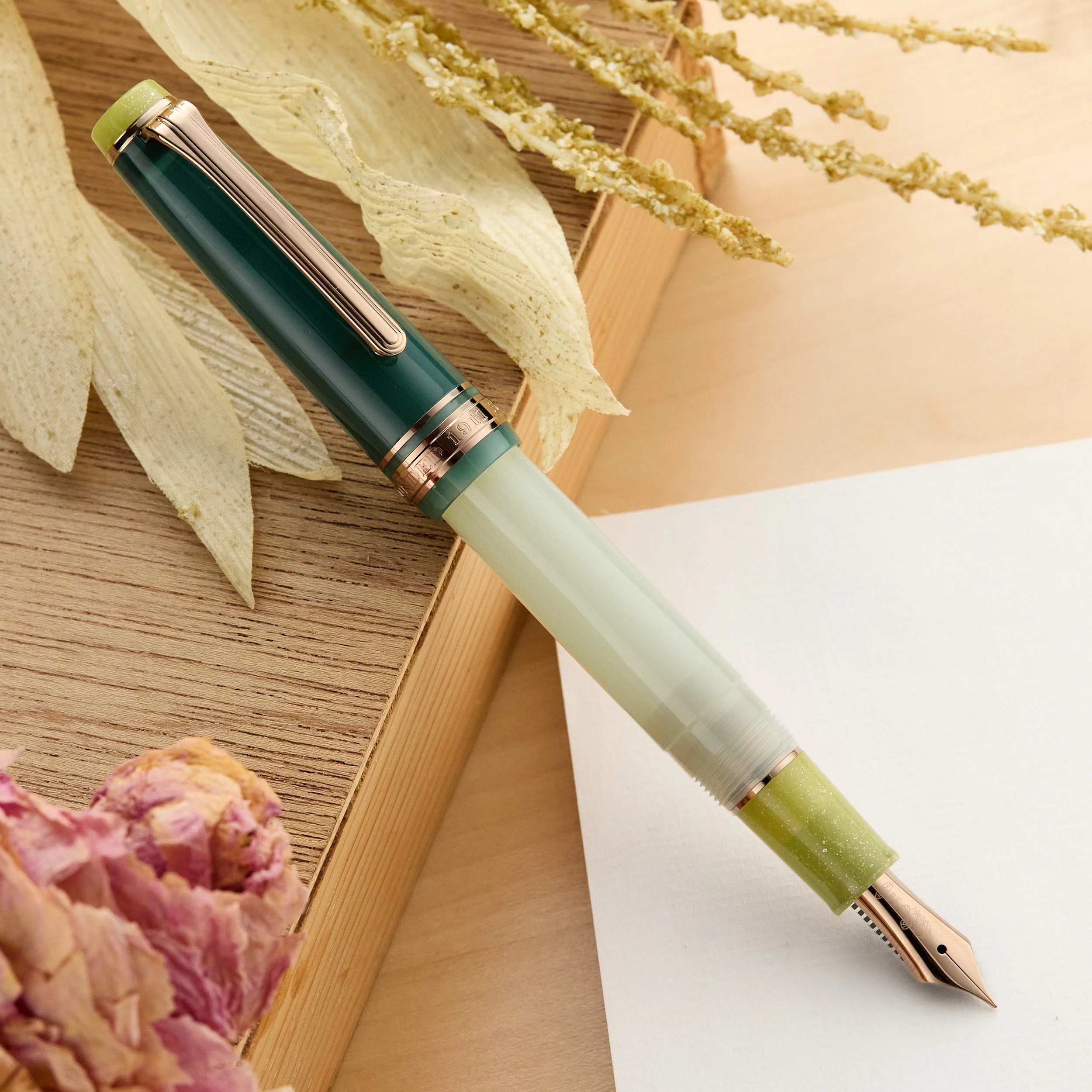 Sailor Pro Gear Slim Fountain Pen - Eucalyptus - Image 3