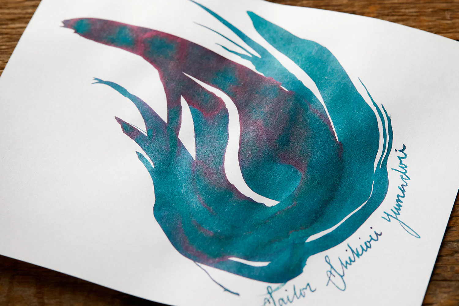 Sailor Shikiori Yamadori - 20ml Bottled Ink - Image 5