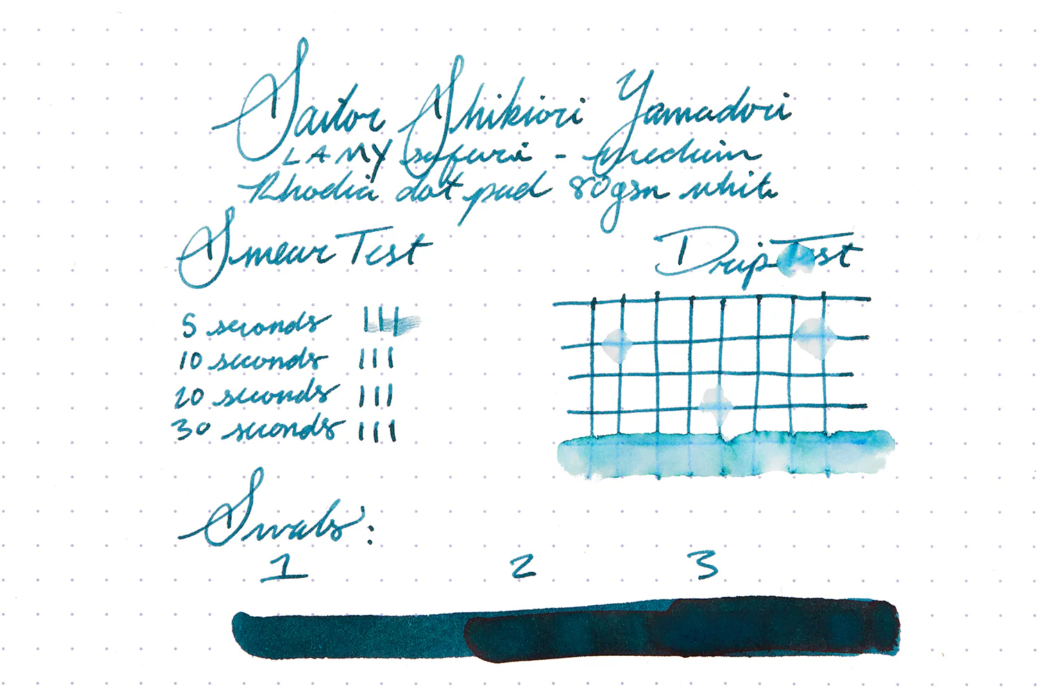 Sailor Shikiori Yamadori - 20ml Bottled Ink - Image 7