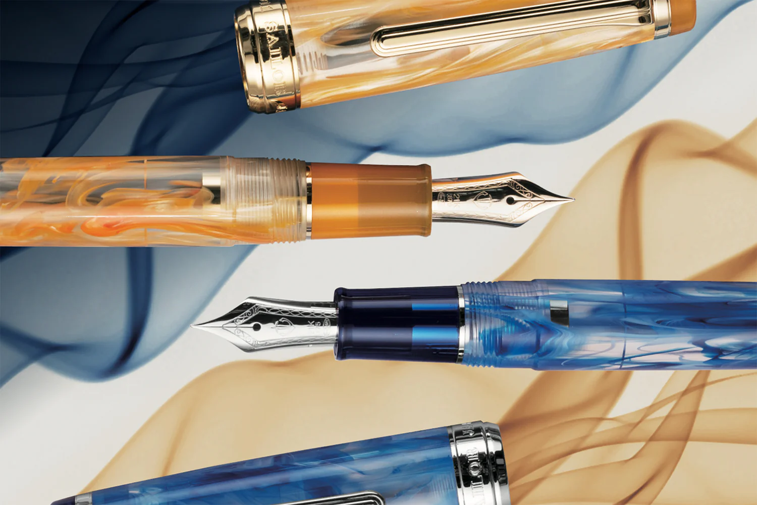 Sailor Veilio Fountain Pen - Blue (Limited Production) - Image 7