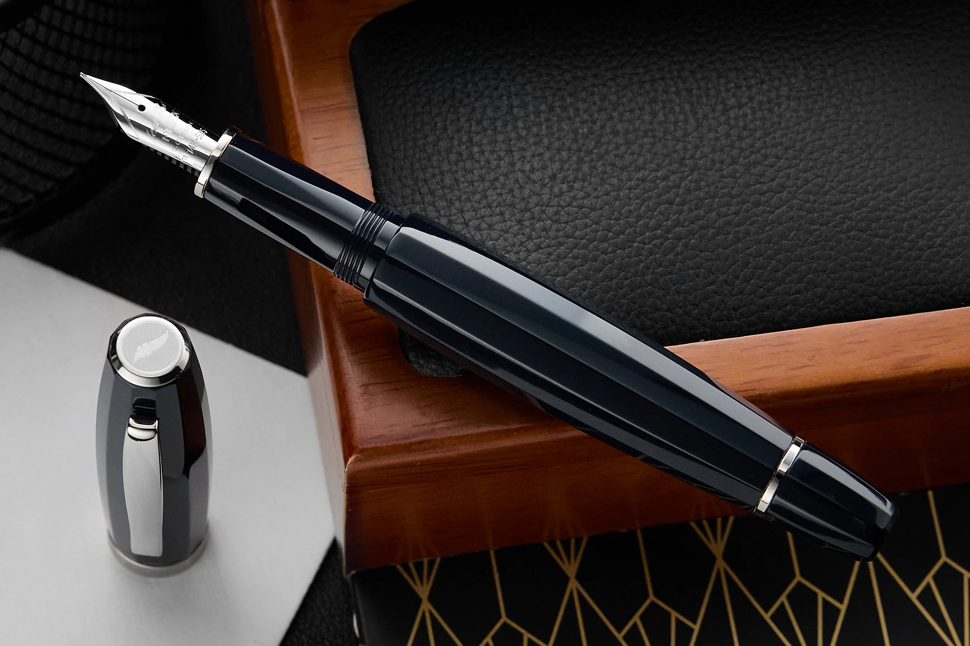 SCRIBO FEEL Fountain Pen - Blue Black - Image 5