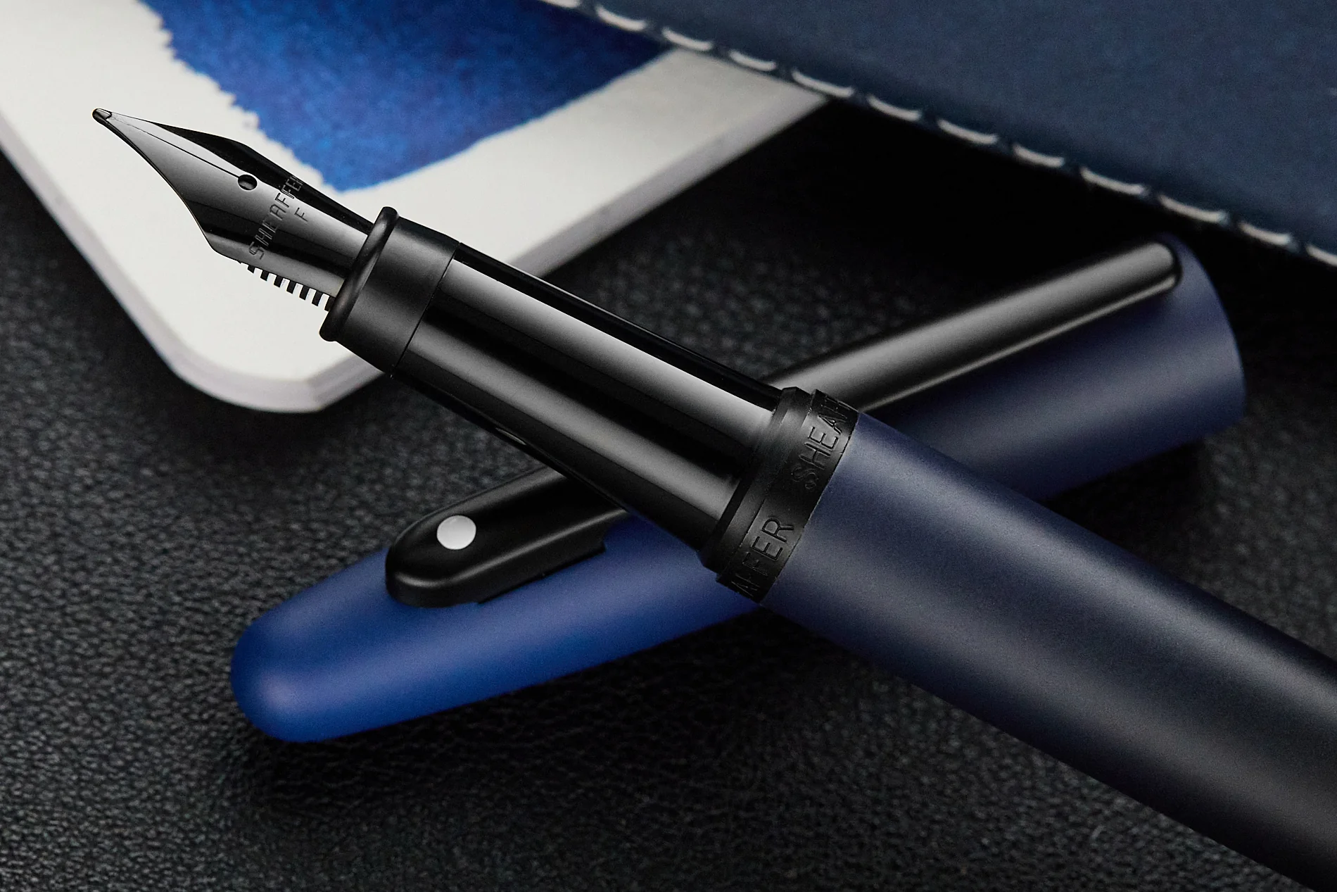 Sheaffer VFM Fountain Pen - Matte Blue/Black Ombre - Image 9