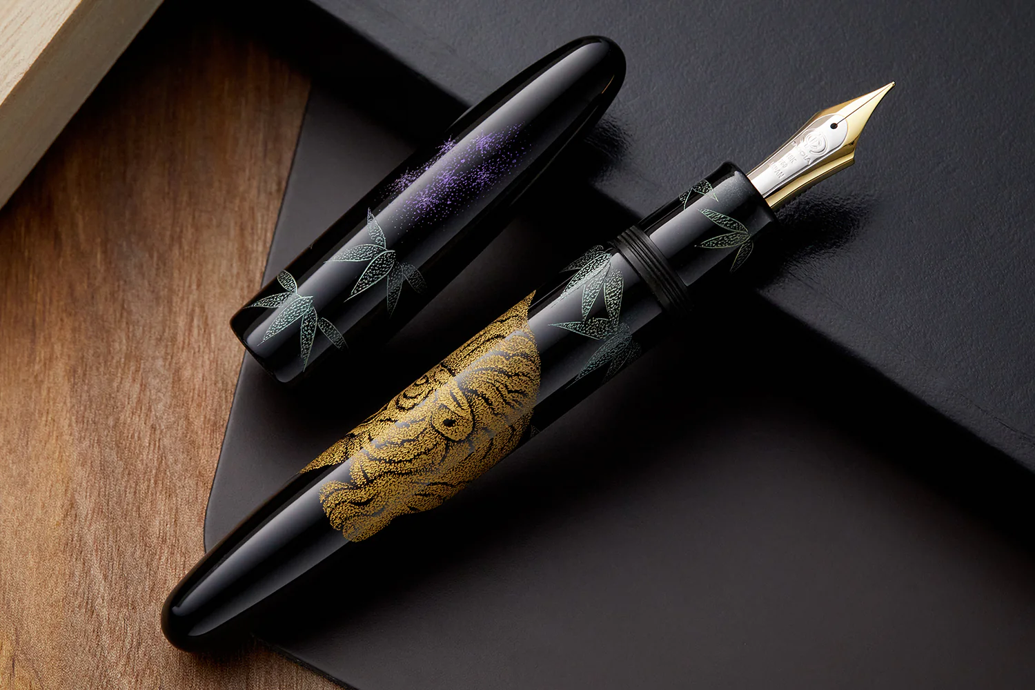 TACCIA Empress Chinkin Fountain Pen - Tiger (Limited Edition) - Image 3