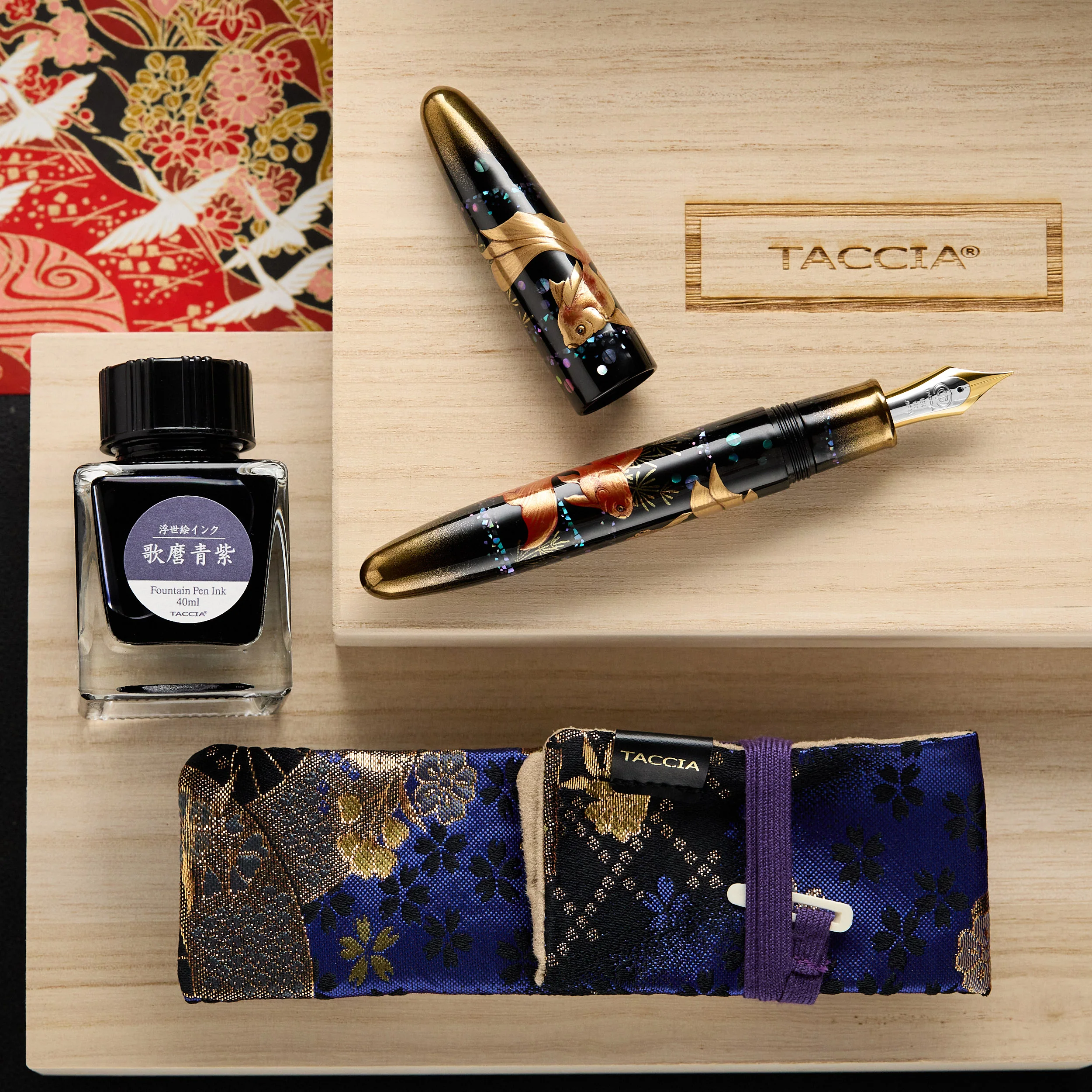 TACCIA Empress Maki-e Fountain Pen - Goldfish Suaka (Limited Edition) - Image 12