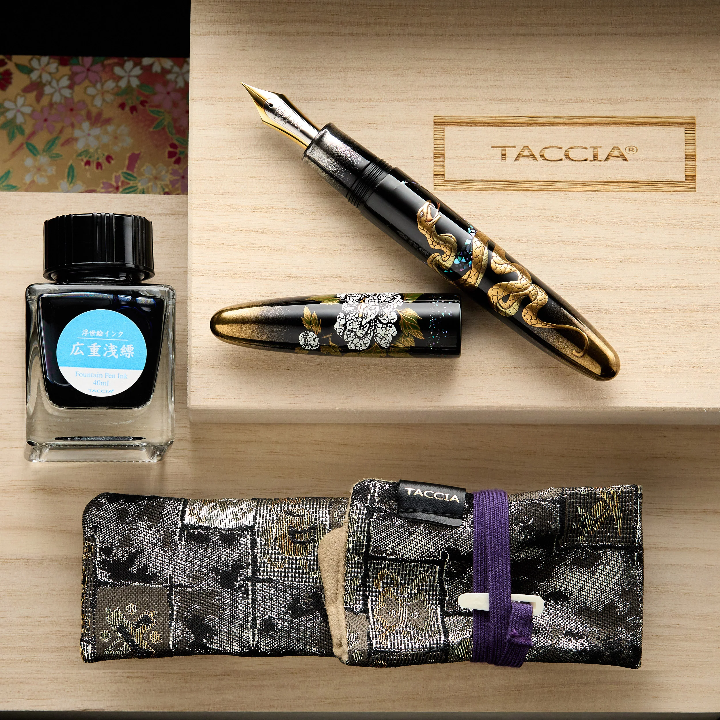 TACCIA Empress Maki-e Fountain Pen - Serpent (Limited Edition) - Image 12