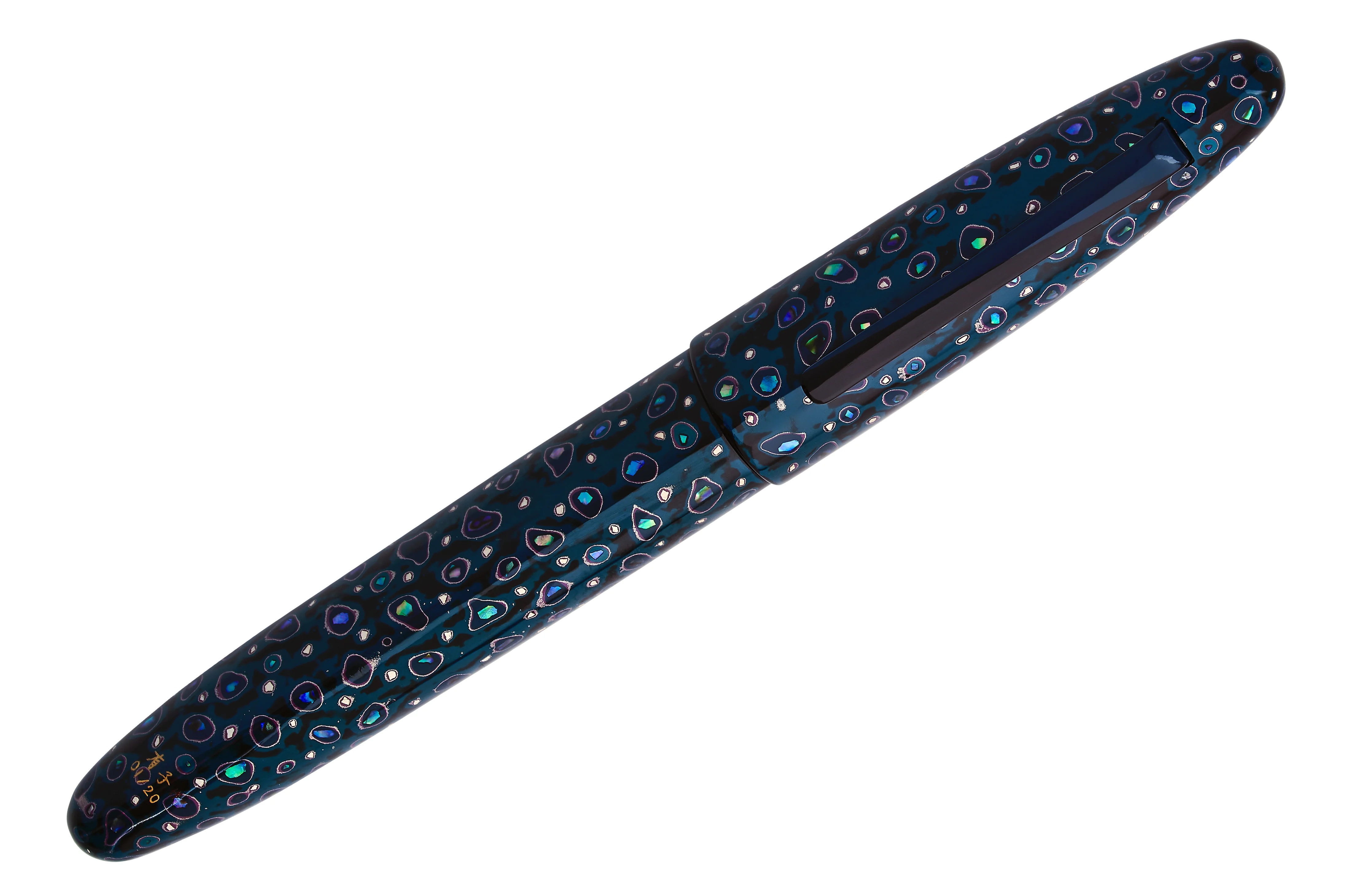 TACCIA Empress Shin Tsugaru Nuri Fountain Pen - Ao-Iro (Limited Edition) - Image 10