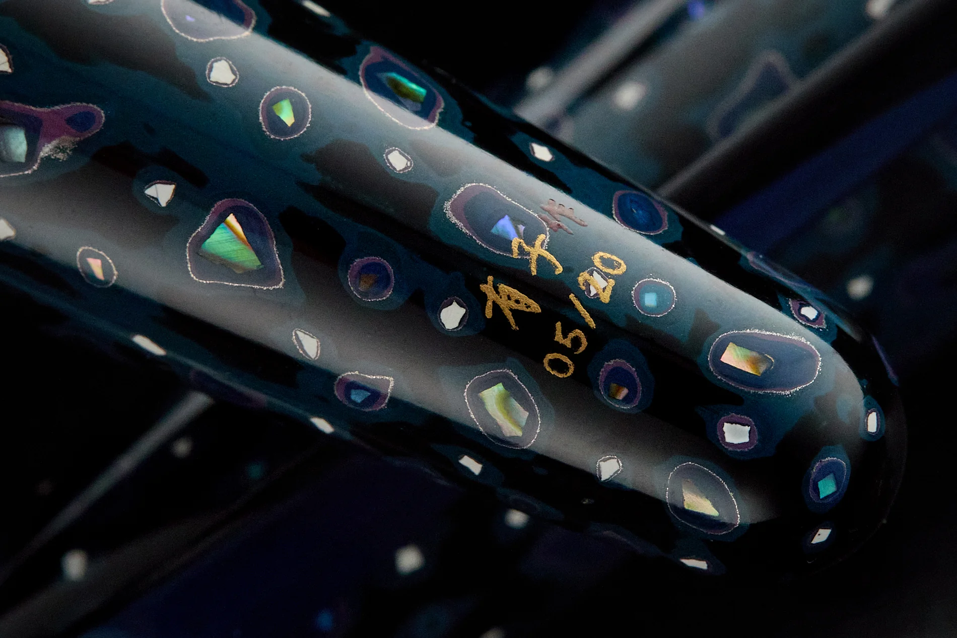 TACCIA Empress Shin Tsugaru Nuri Fountain Pen - Ao-Iro (Limited Edition) - Image 3