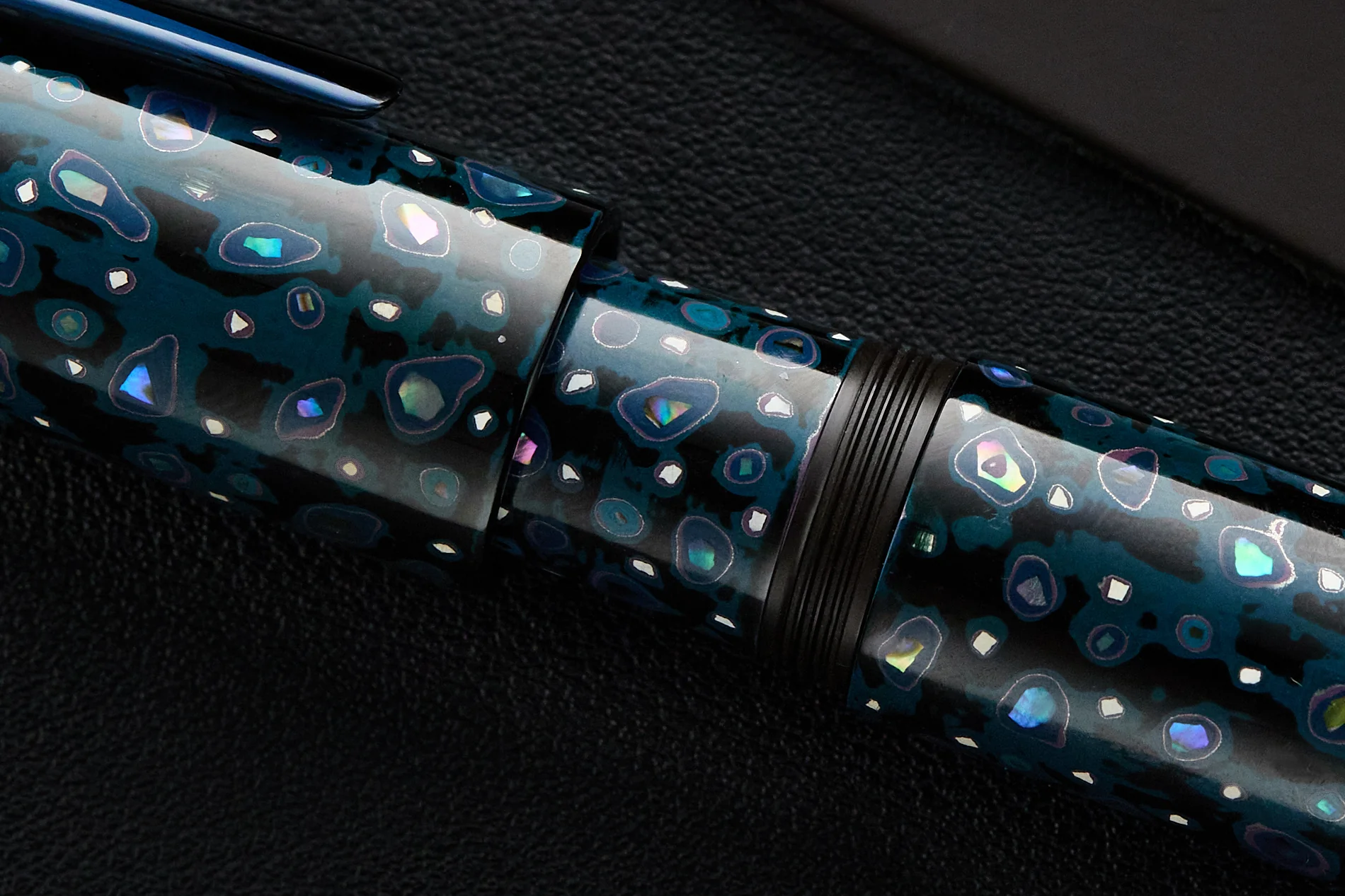 TACCIA Empress Shin Tsugaru Nuri Fountain Pen - Ao-Iro (Limited Edition) - Image 8