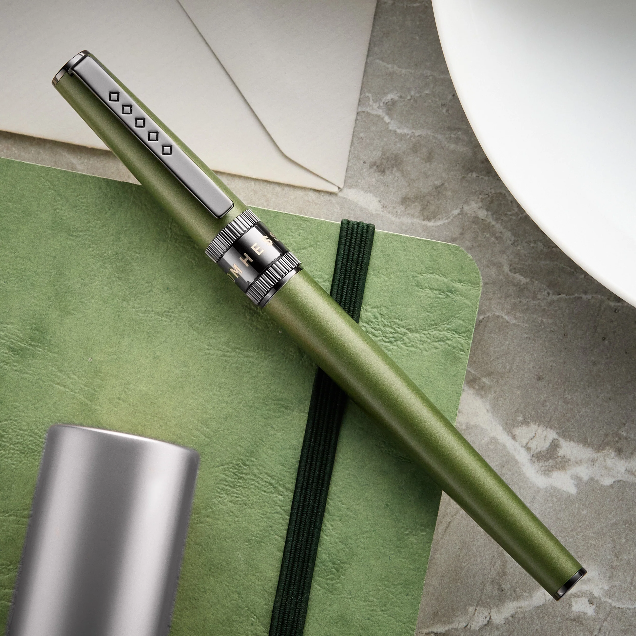 Tom Hessin Rebel Fountain Pen - Garrison Green - Image 6