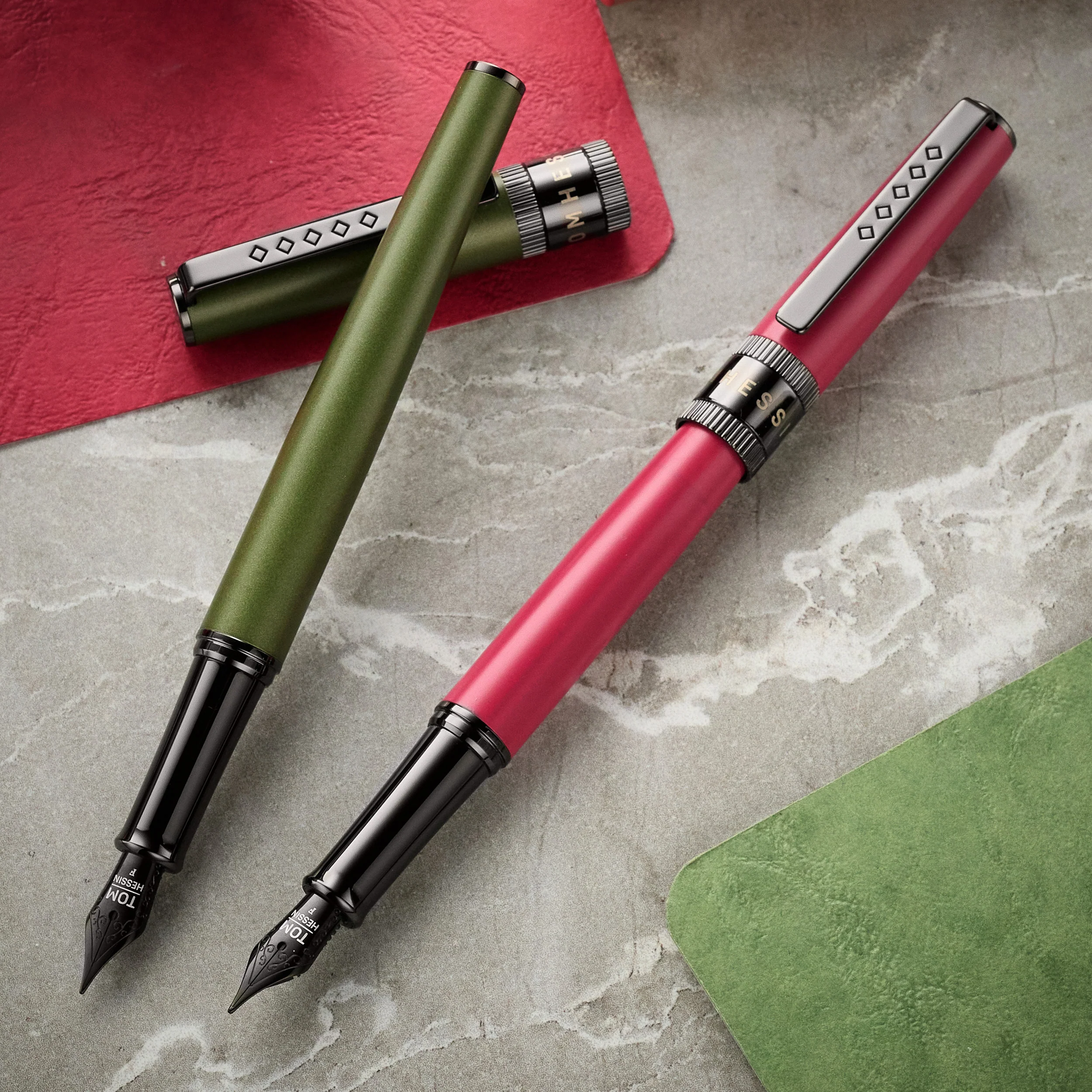 Tom Hessin Rebel Fountain Pen - Garrison Green - Image 10