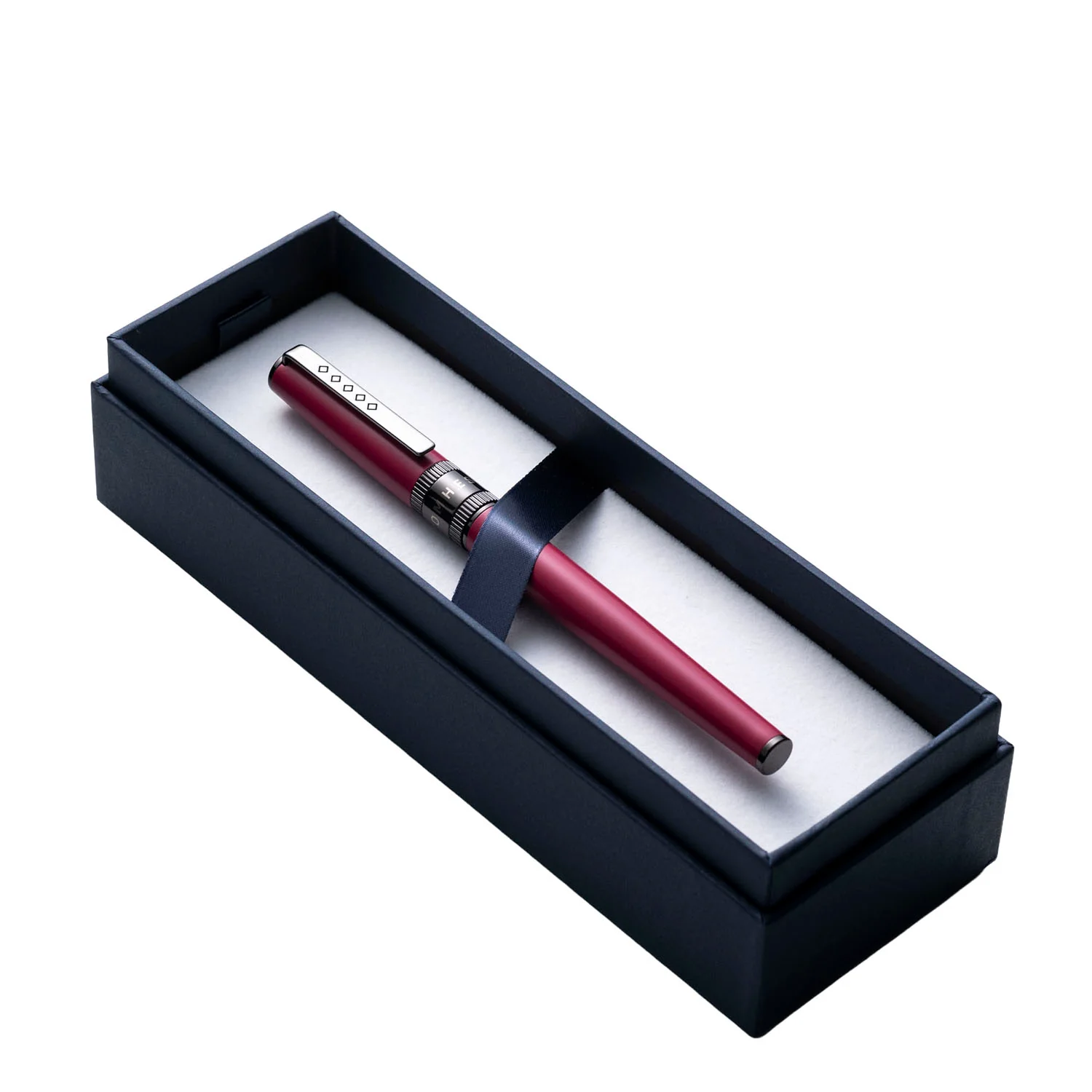 Tom Hessin Rebel Fountain Pen - Jewellers Rouge - Image 11