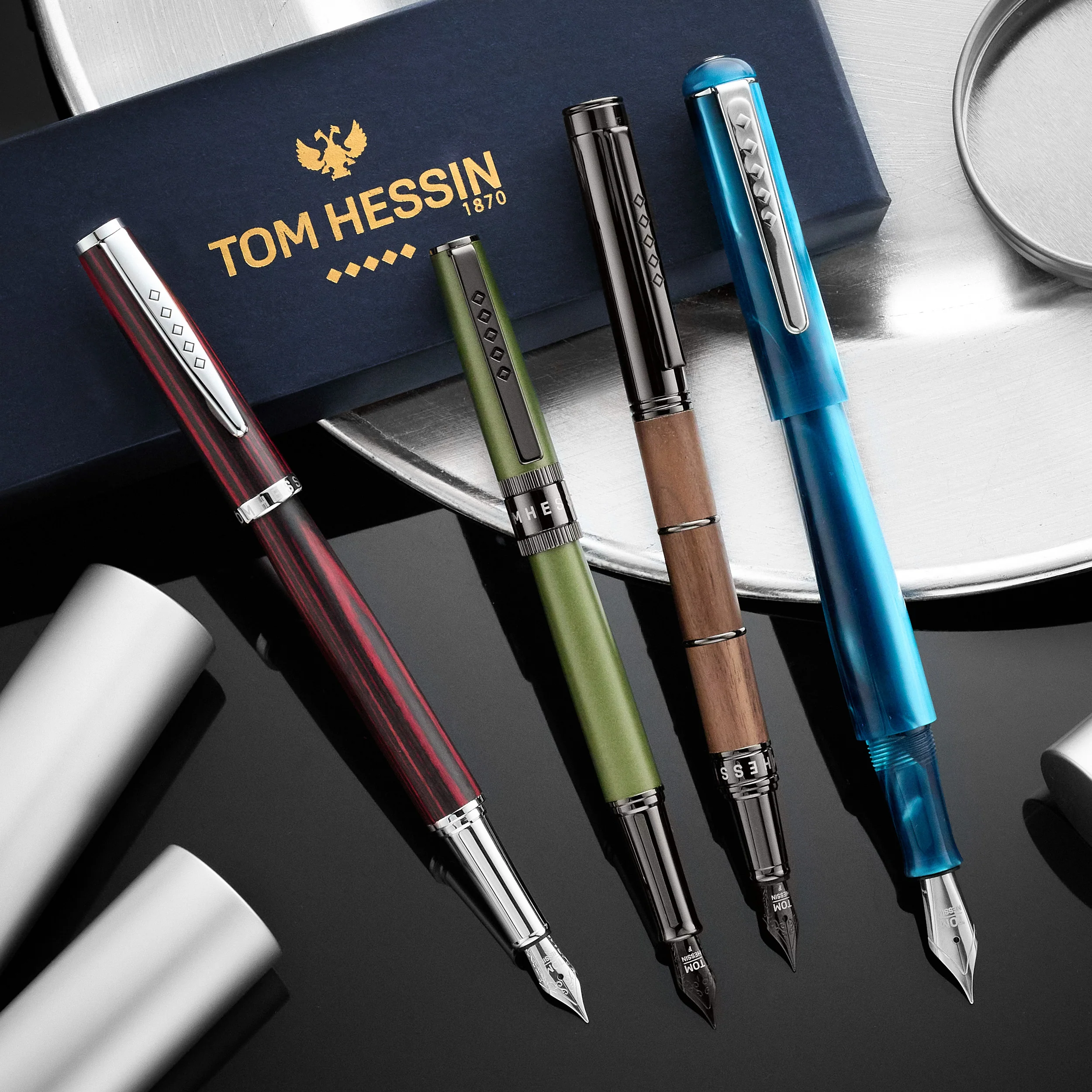 Tom Hessin Revolution Fountain Pen - Rustic - Image 11