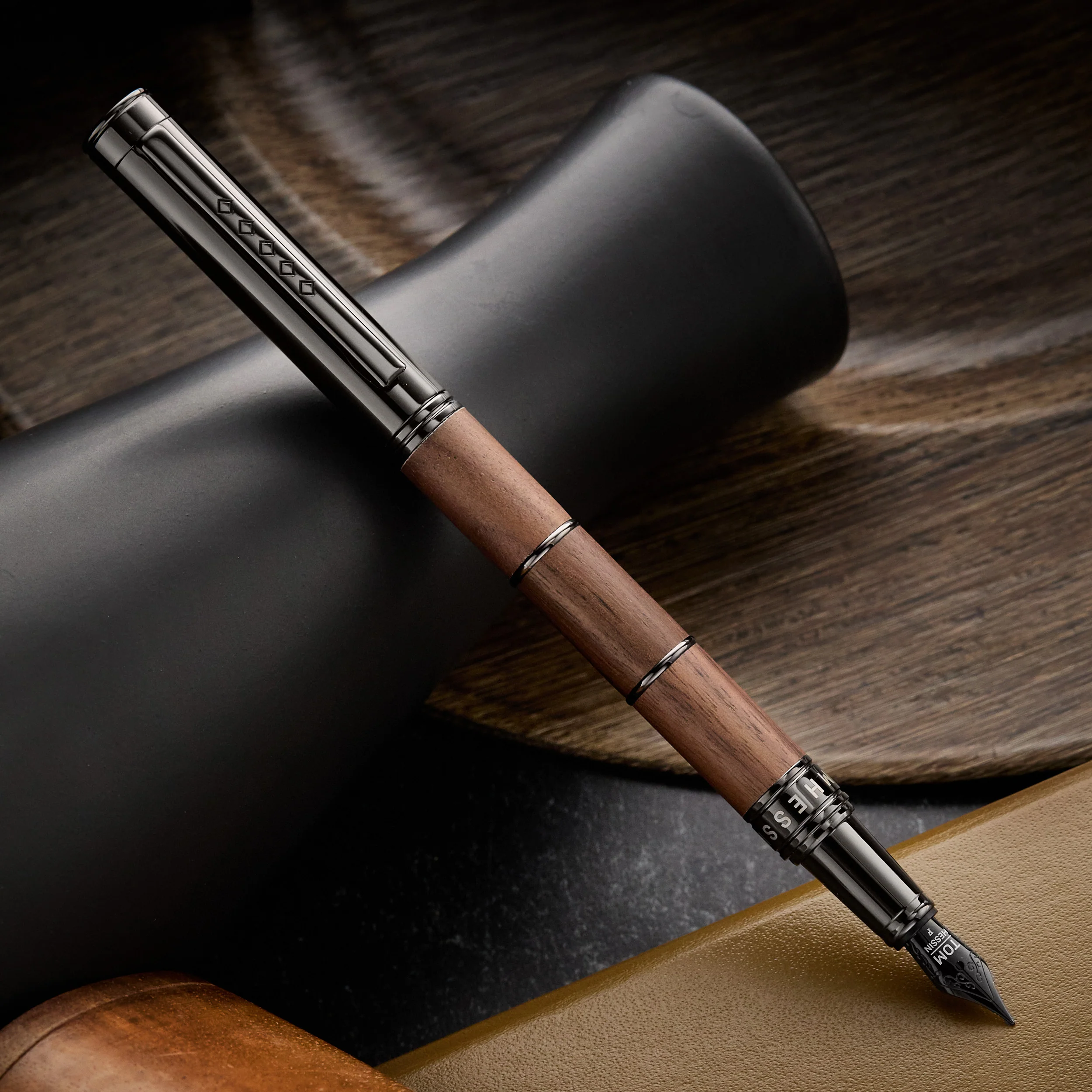 Tom Hessin Revolution Fountain Pen - Rustic - Image 7