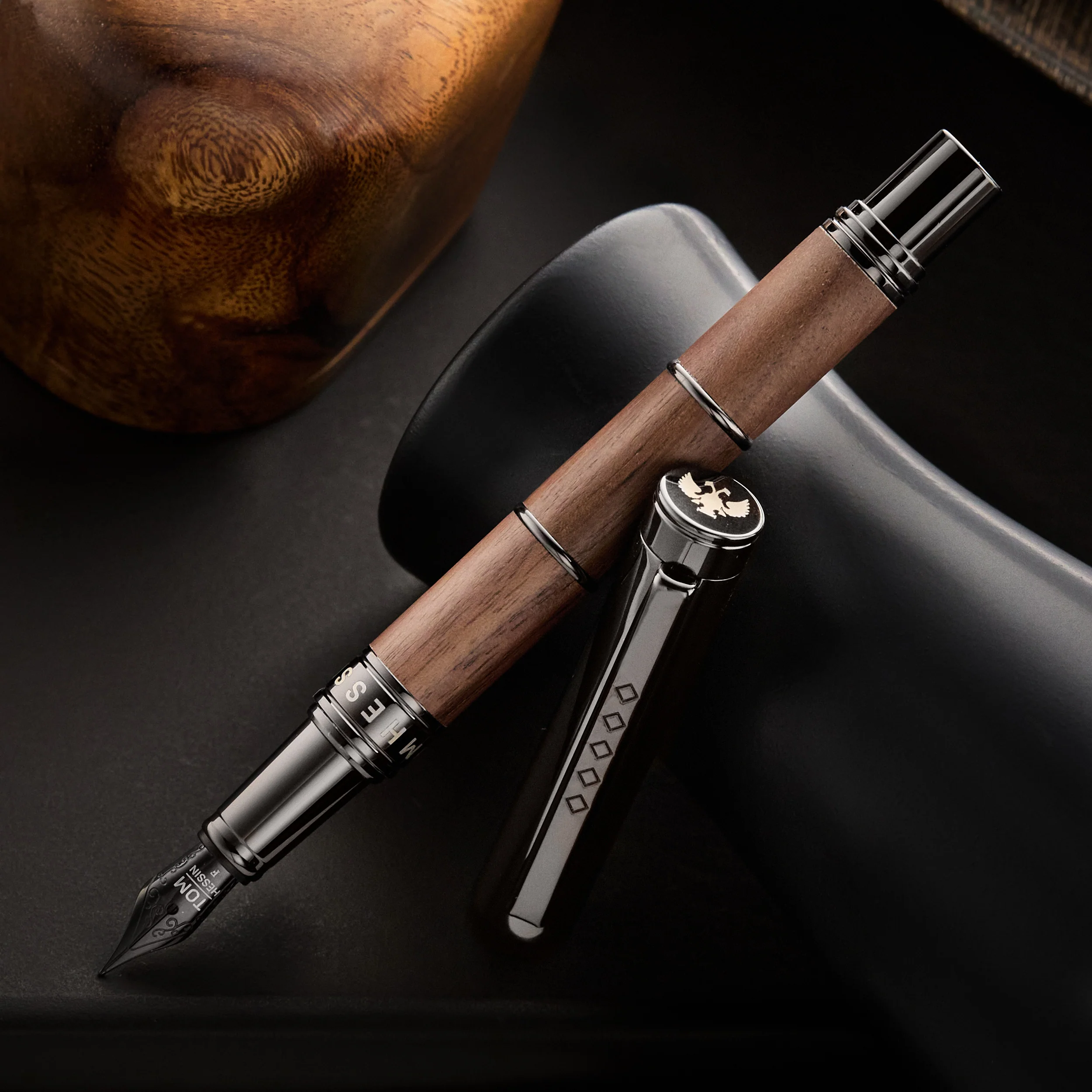 Tom Hessin Revolution Fountain Pen - Rustic - Image 9