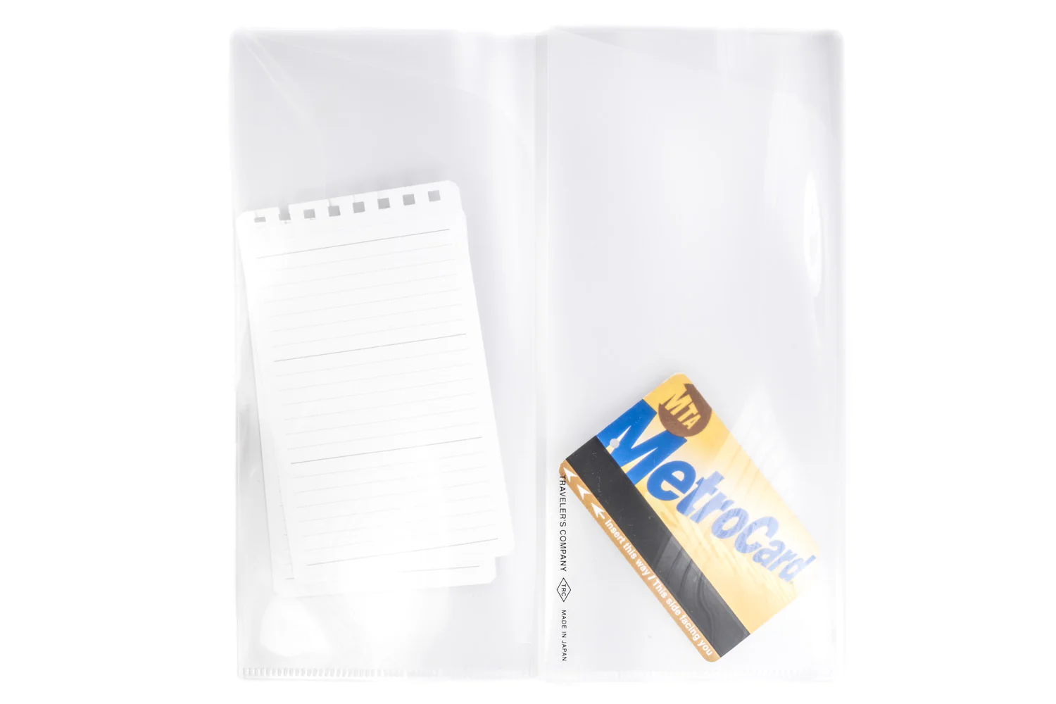 Traveler's Notebook Accessory 029 - Three-Fold File (Regular) - Image 2