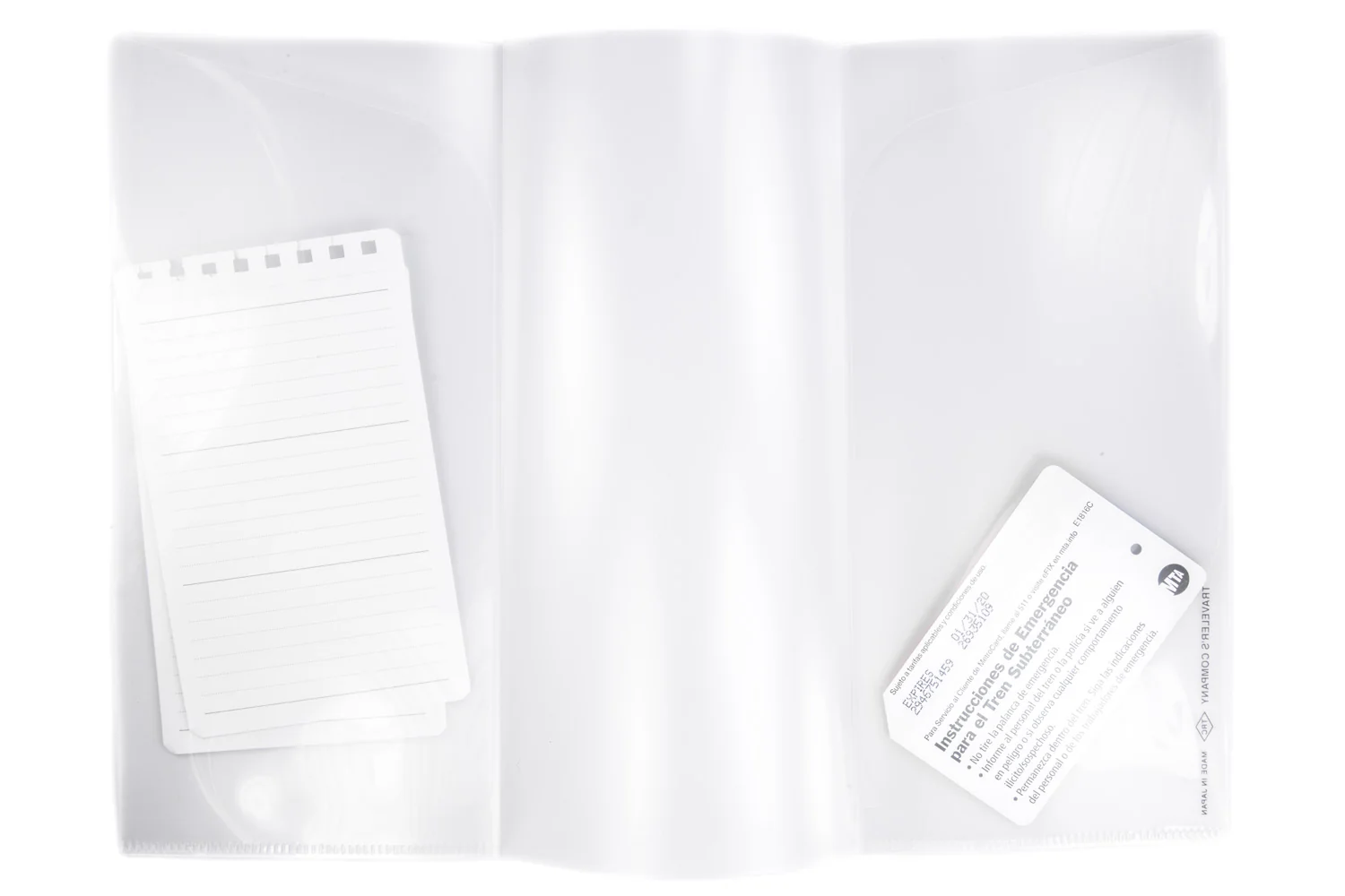 Traveler's Notebook Accessory 029 - Three-Fold File (Regular) - Image 3