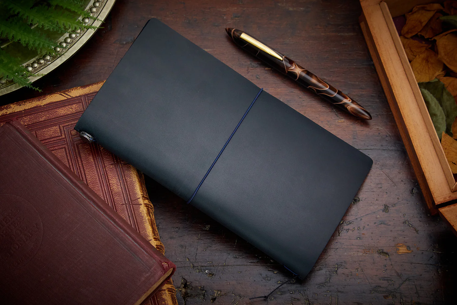 Traveler's Notebook - Blue (Regular) - Image 6